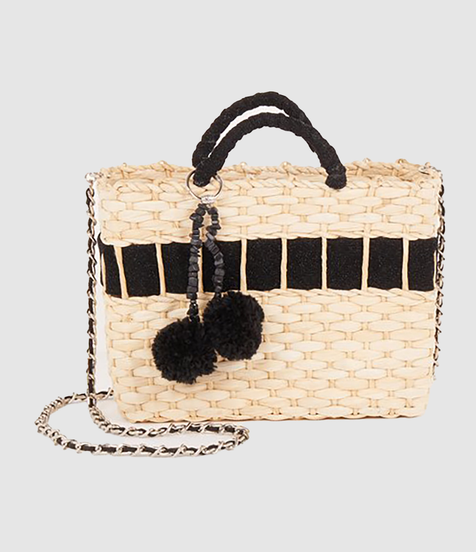 Mini Sac Rosana Lurex Noir