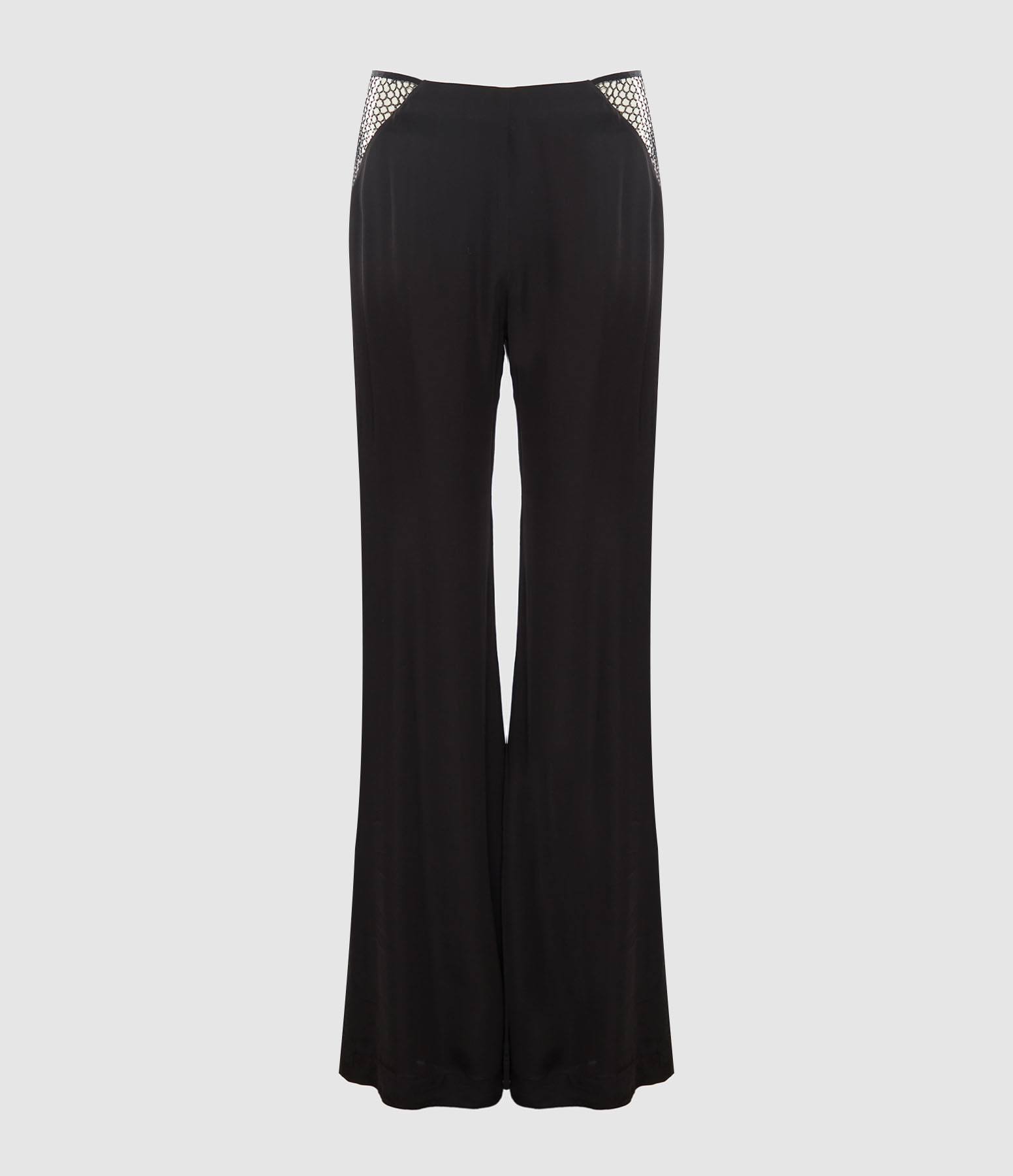 Pantalon Mid Waist Flared Black