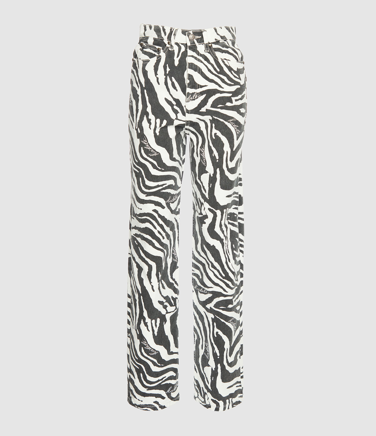 Jean Printed Zebra