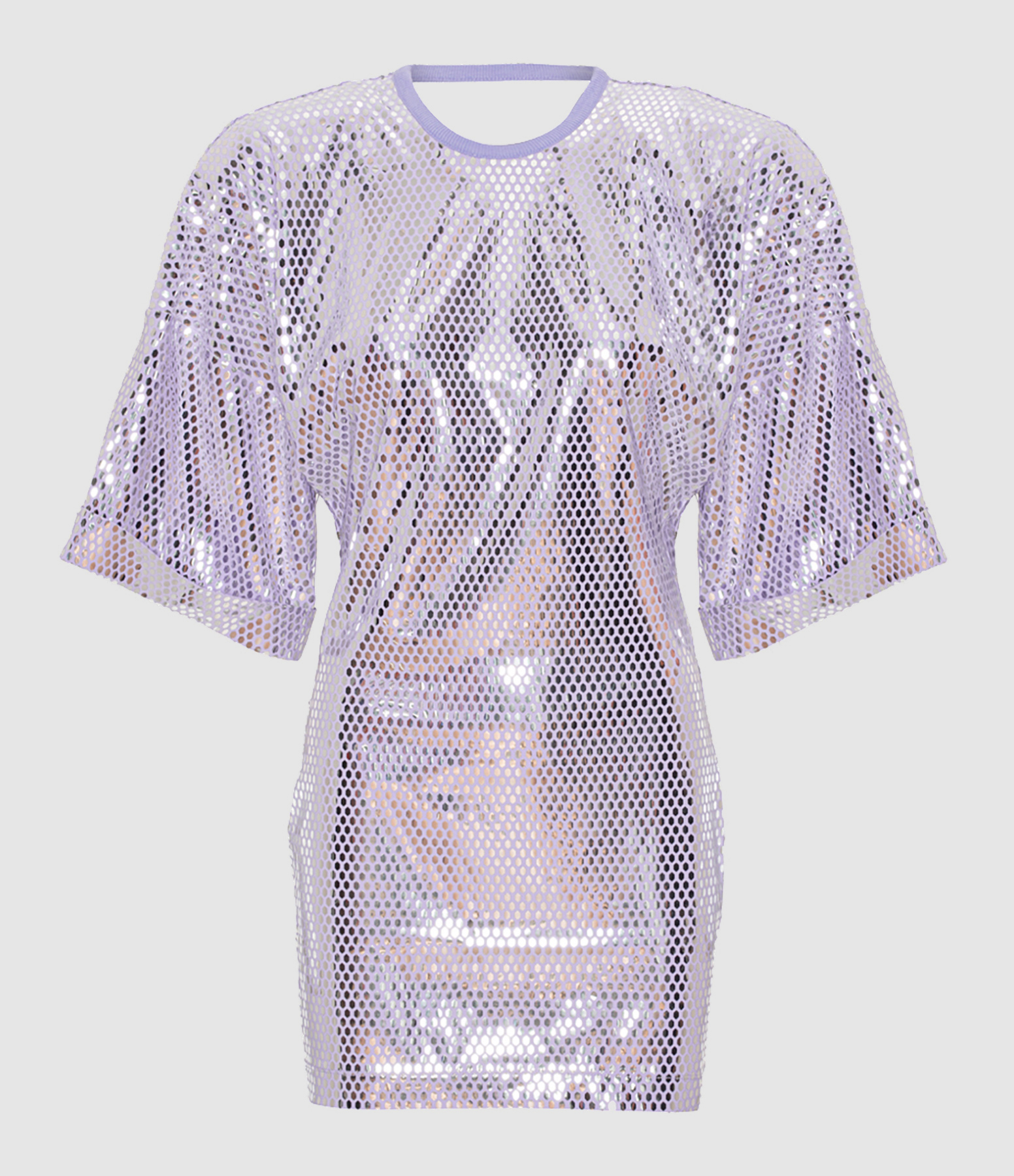 Robe Masine Sequins Lavande