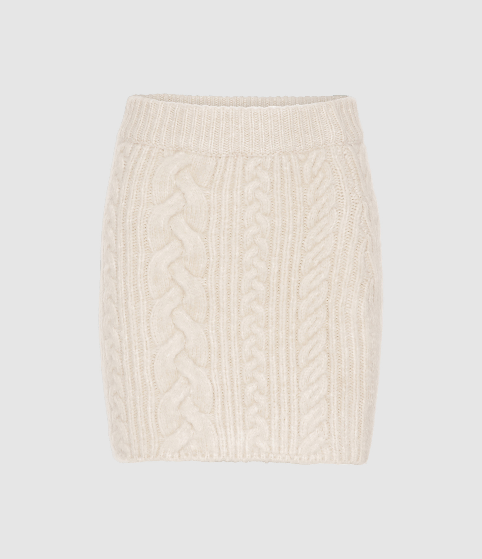 Jupe Maille Beige