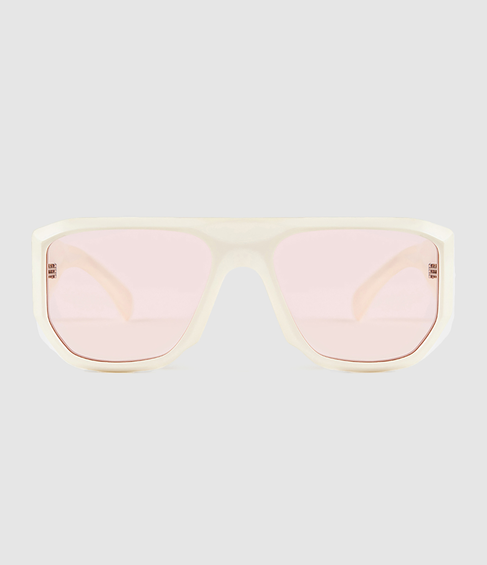 Lunettes de Soleil Ruben Écru Rose