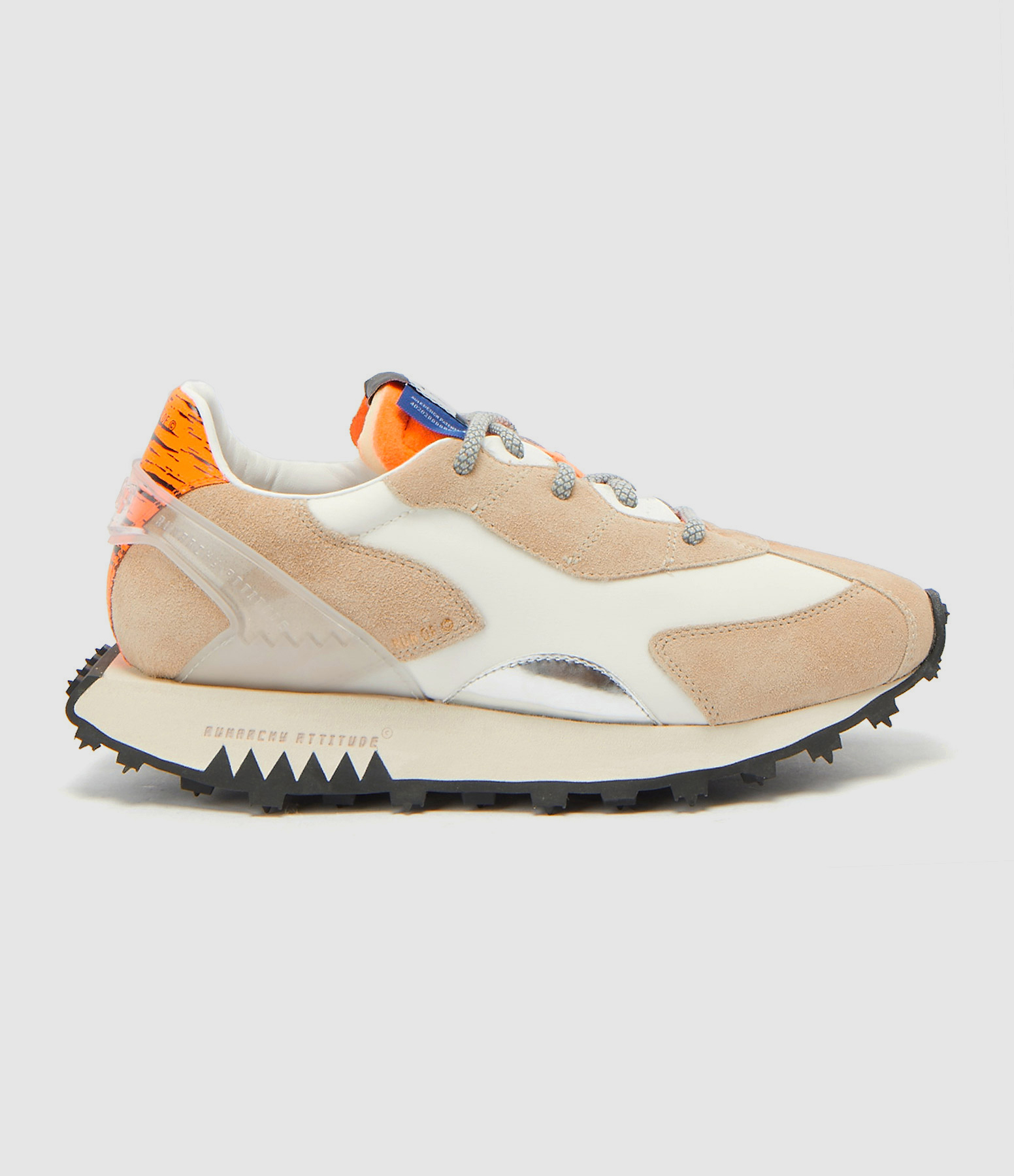 Baskets Courtney Cuir Suédé Beige