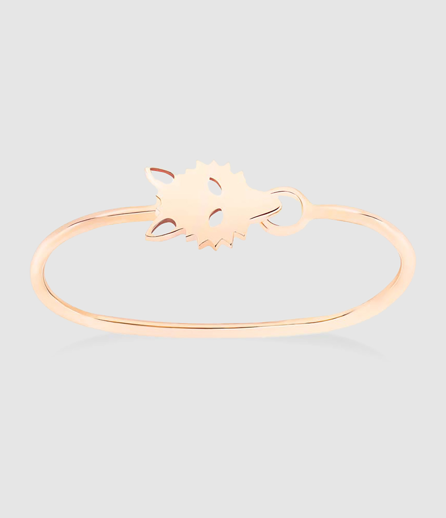 Bague Double Wolf Or Rose