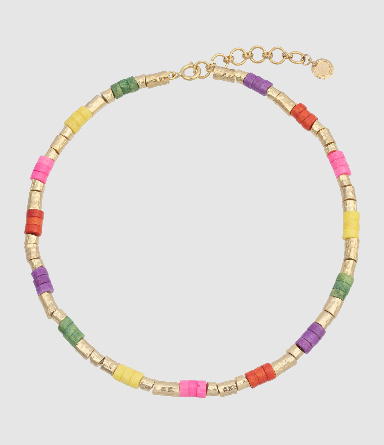 Collier Colorblock Tribal Multicolores