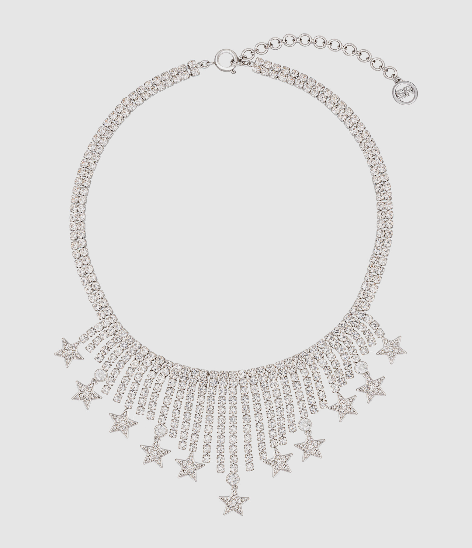 Collier Starlight Étoiles Rhodium