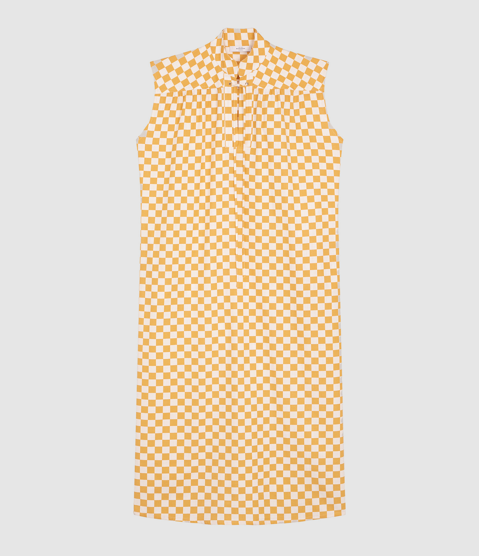 Robe Damier Dreamer Coton Orange