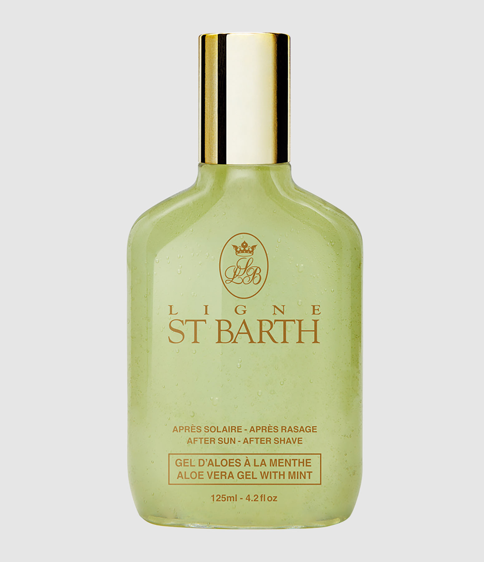 Gel d'Aloés à la Menthe Après Solaire - Après Rasage, 125ml