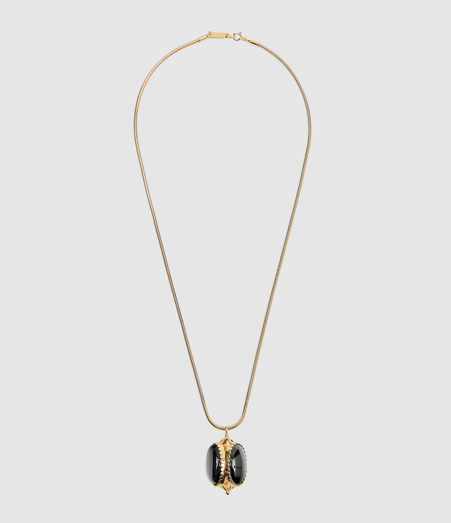 Sautoir Long Necklace Black