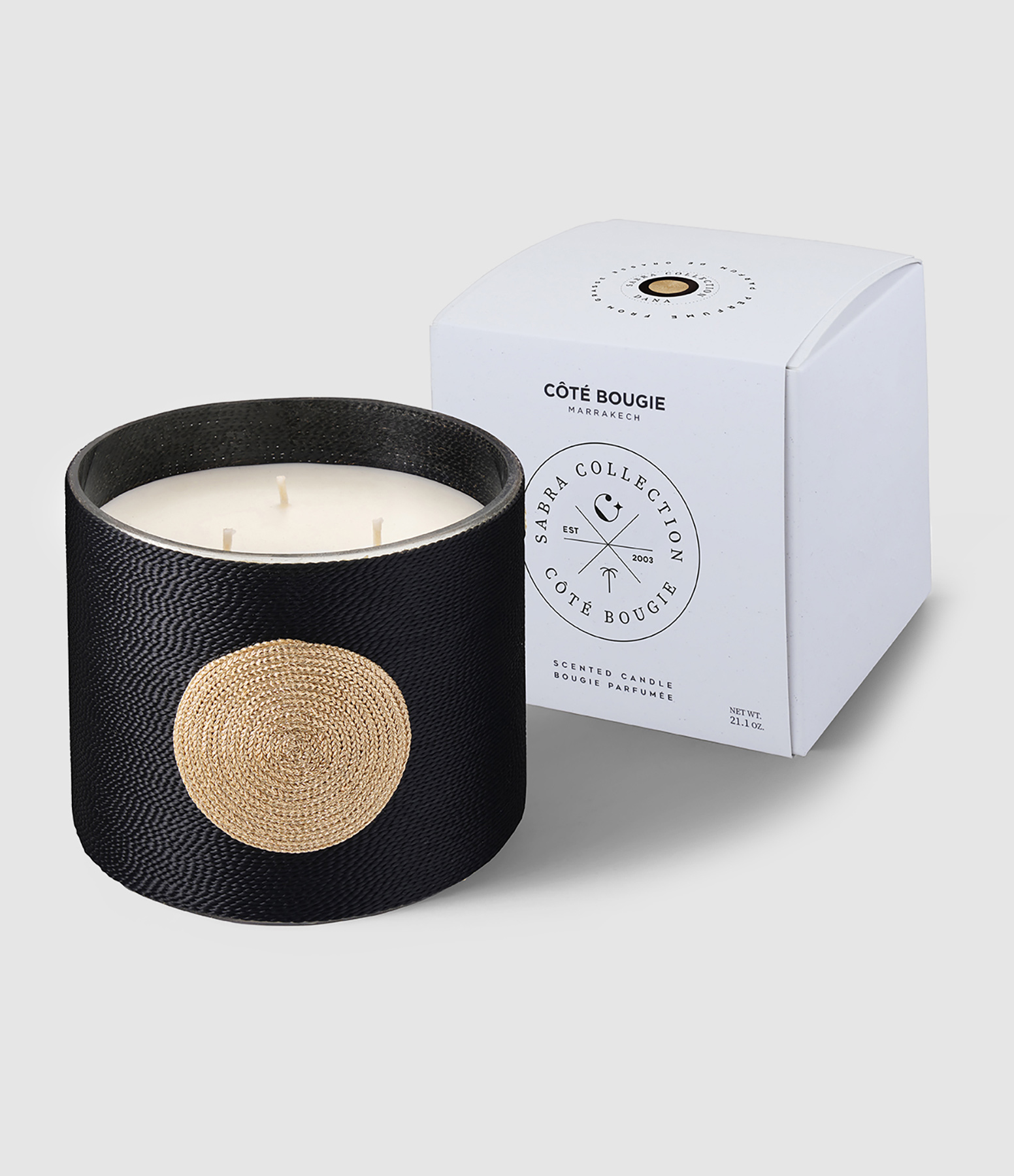 Bougie Sabra Dana Noir M Oud