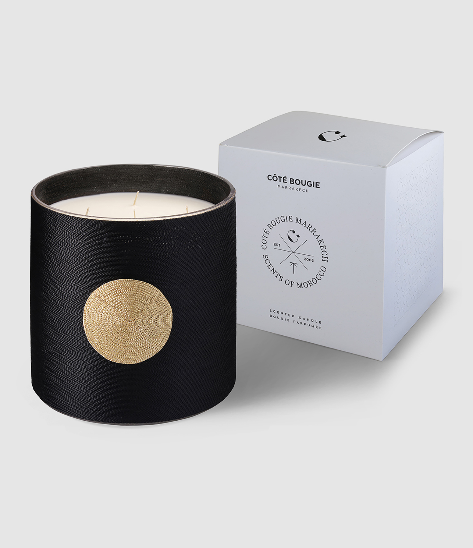 Bougie Sabra Dana Noir XL Oud