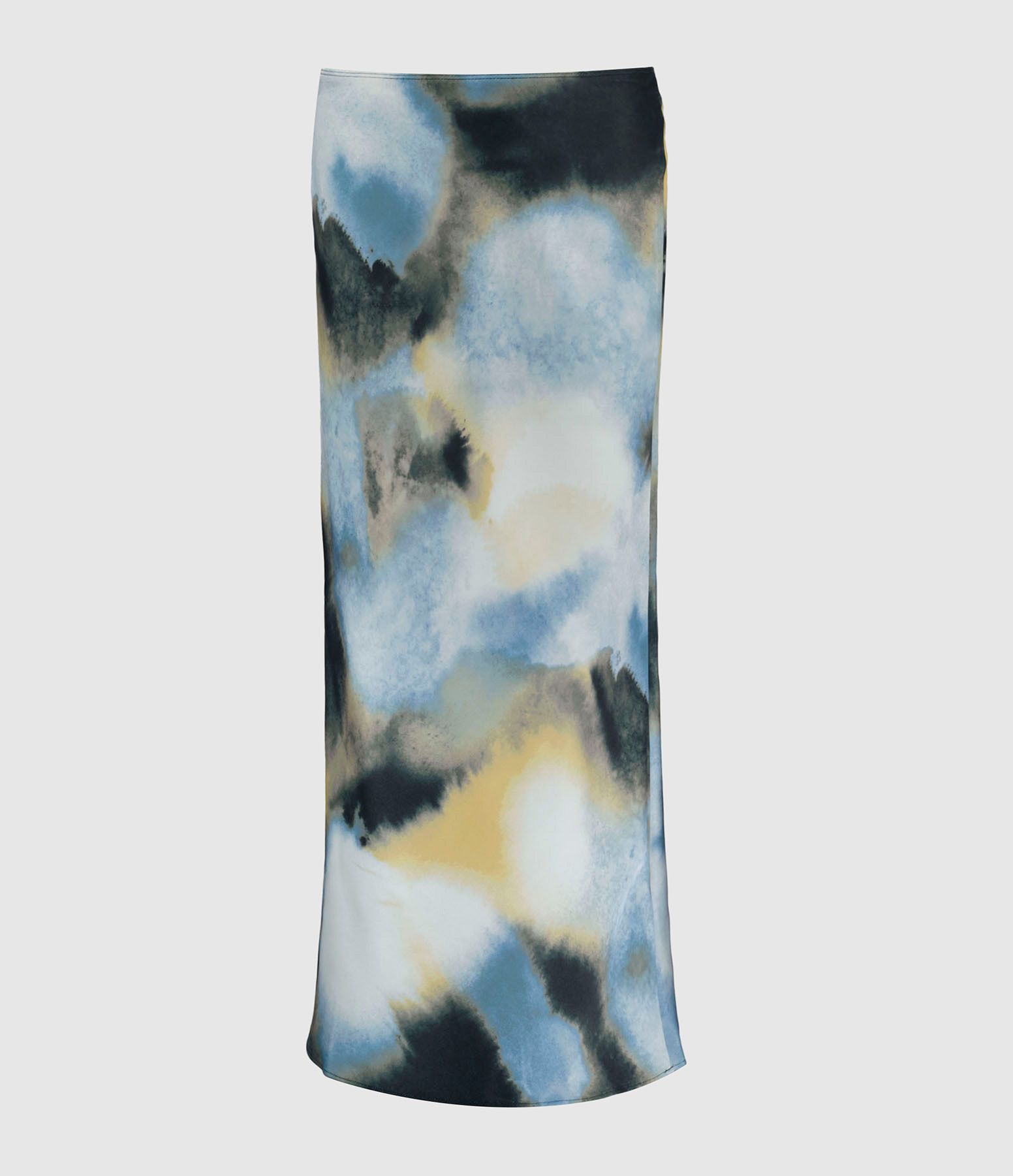Jupe Longue Saagneta Satin Aquarel Core