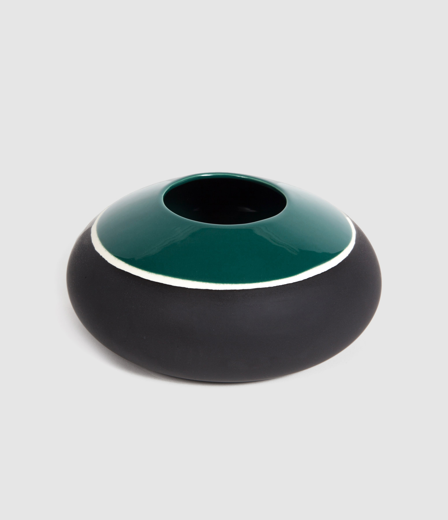 Vase Sicilia Rond Bleu Sarah 
