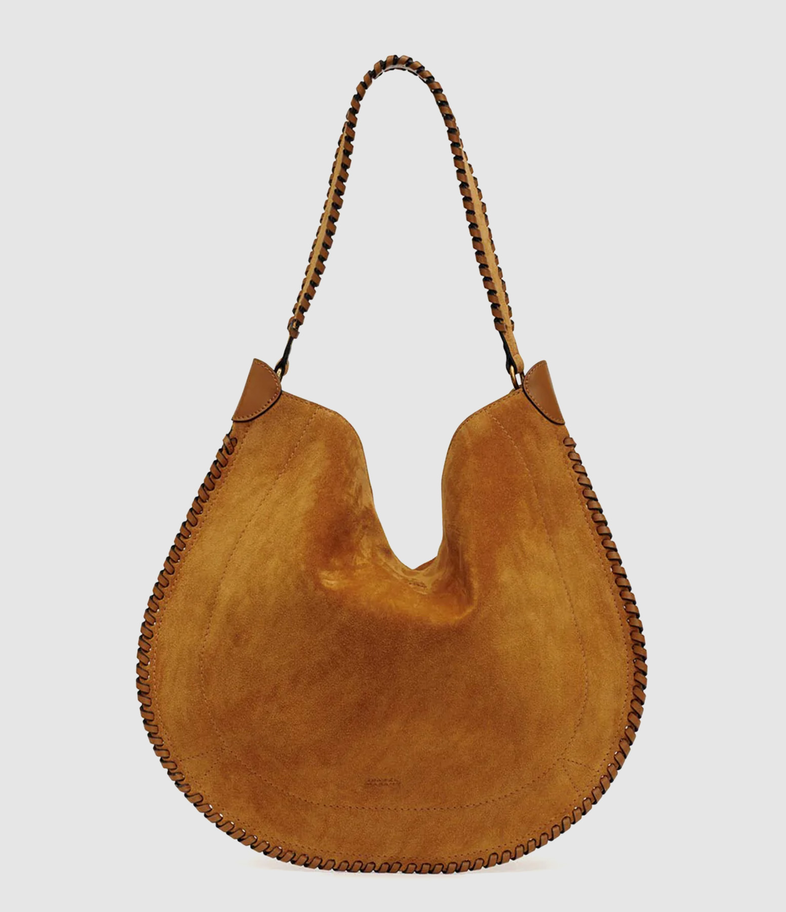 Sac Oskan Hobo Cuir Marron