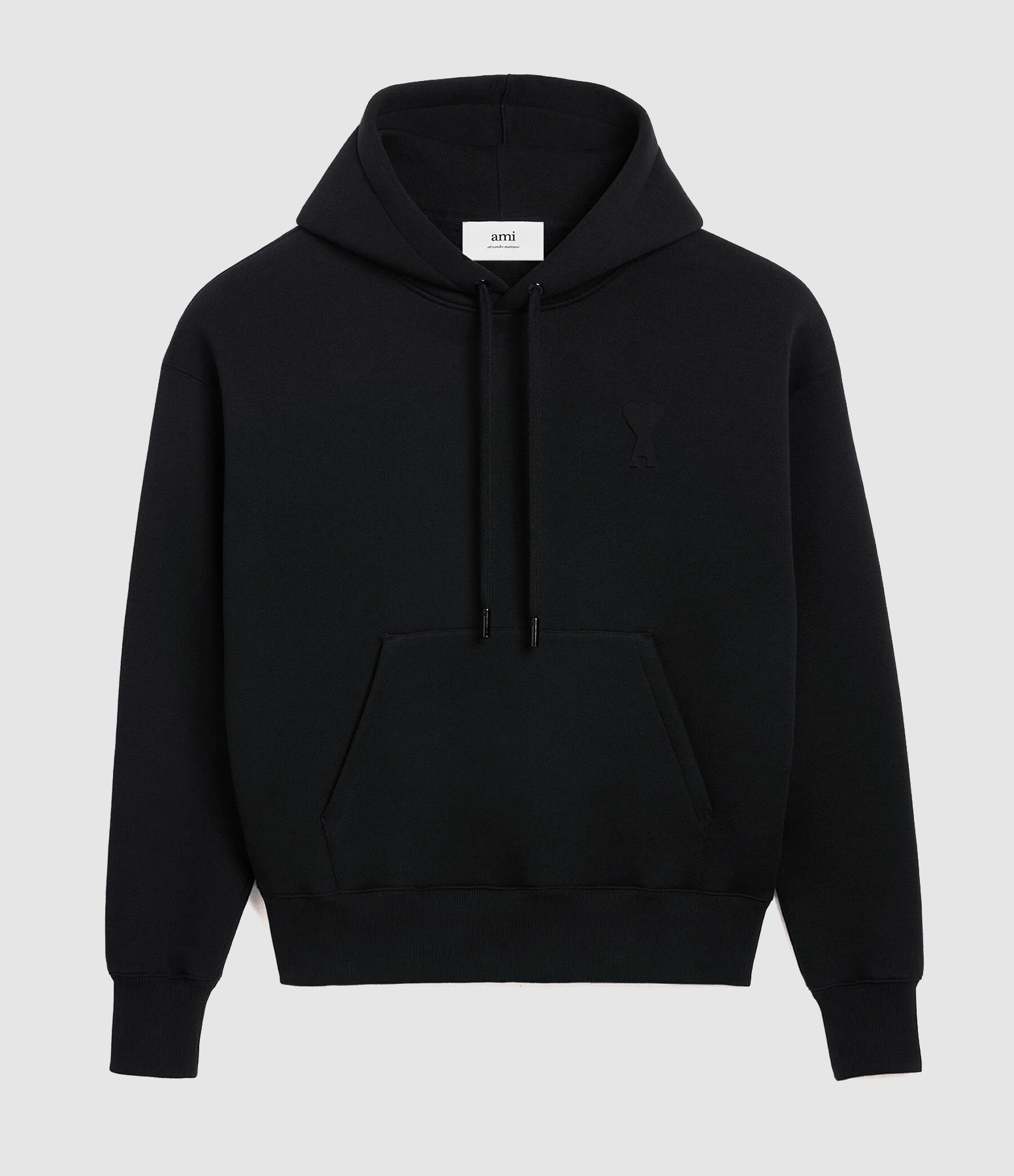 Sweatshirt Unisexe Ami de Cœur Noir