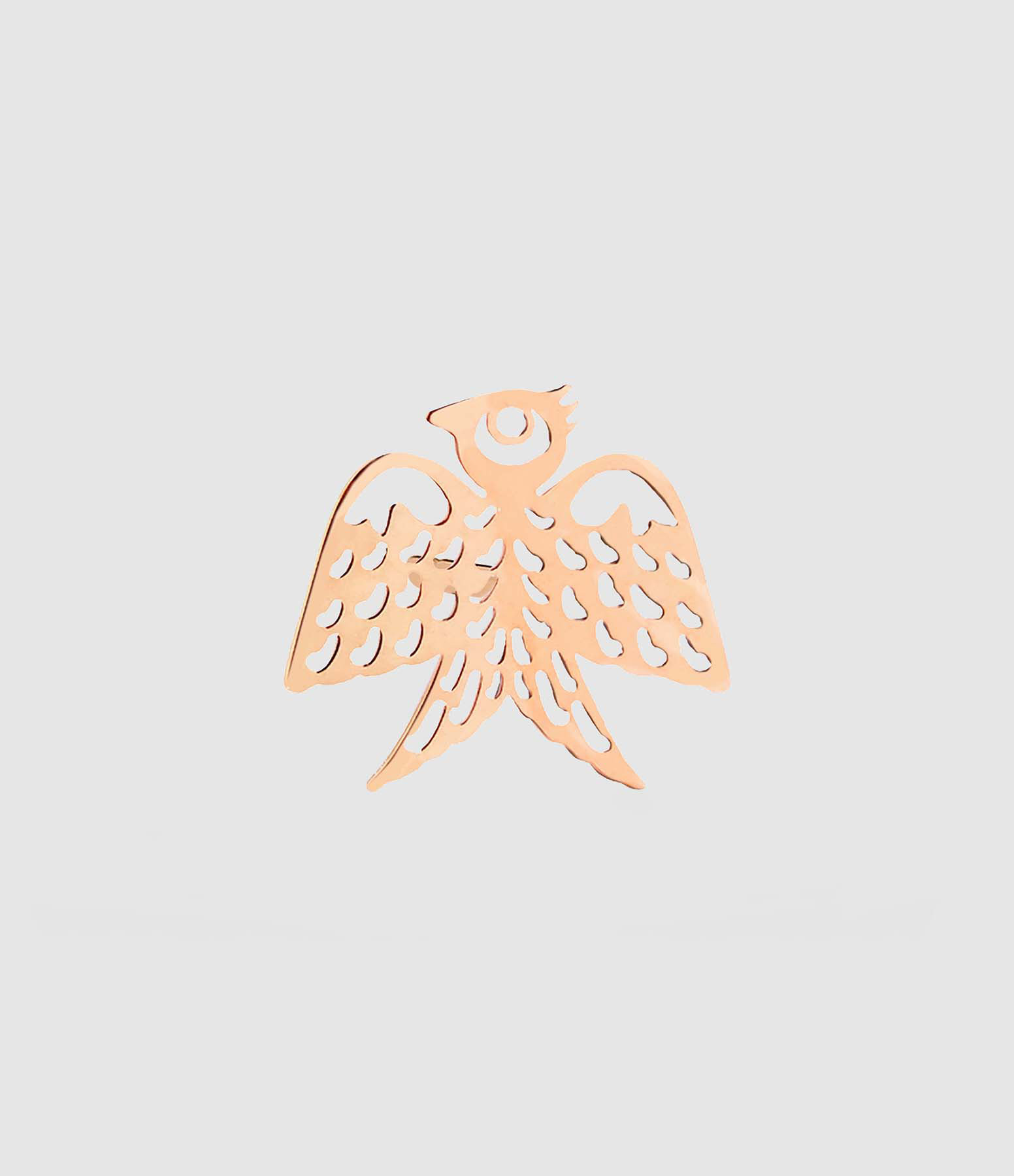 Boucle d'oreille Georgia Puce Or Rose (vendue à l'unité)