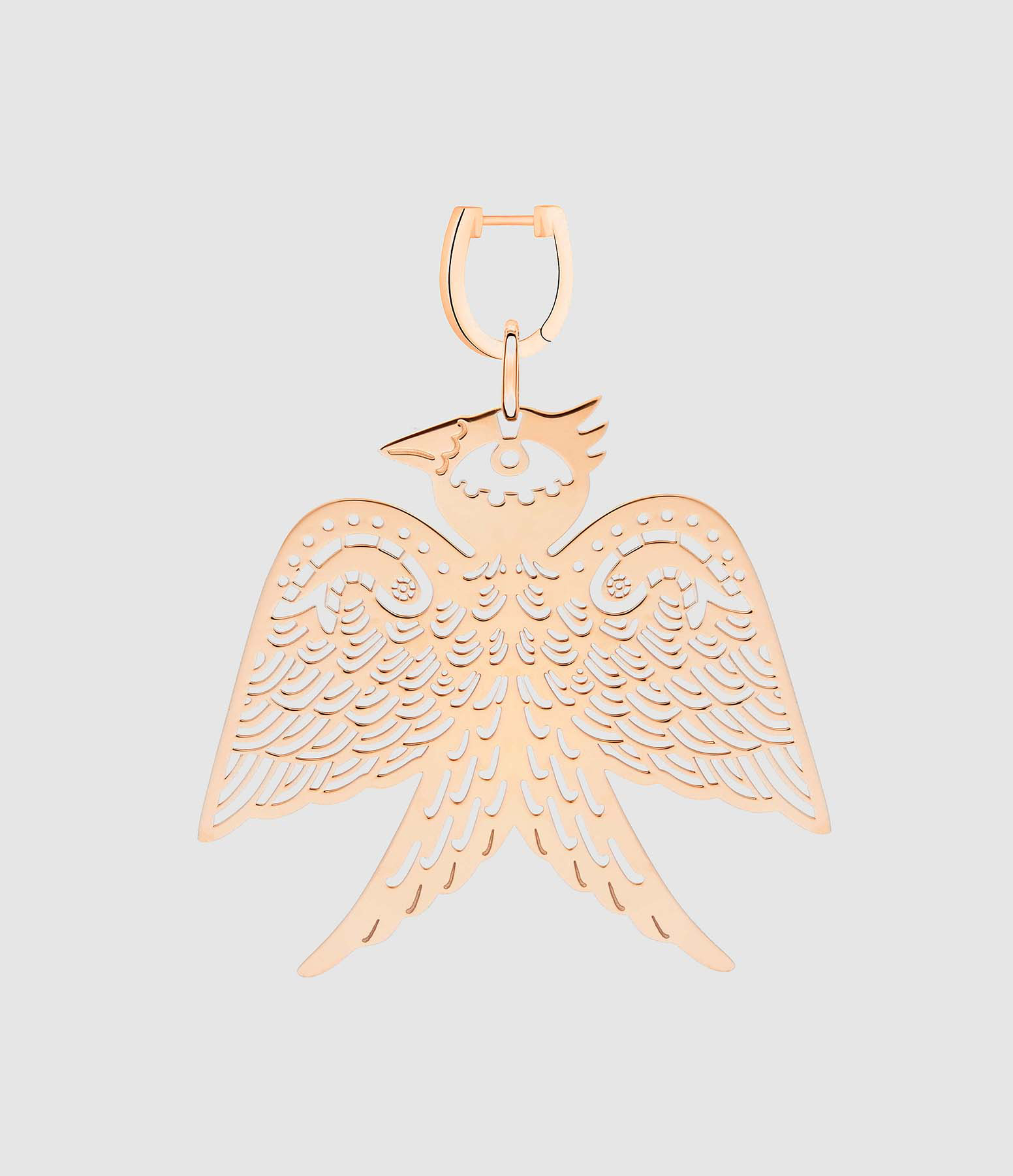 Boucle d'oreille Georgia Or Rose (vendue à l'unité)