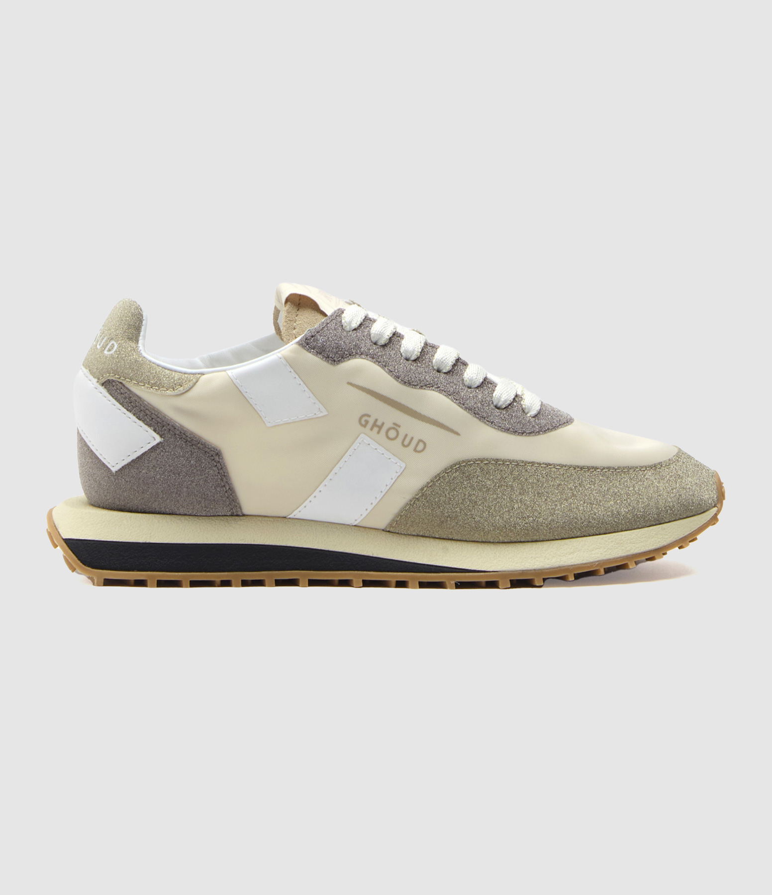 Baskets Star Cuir Cream Platine