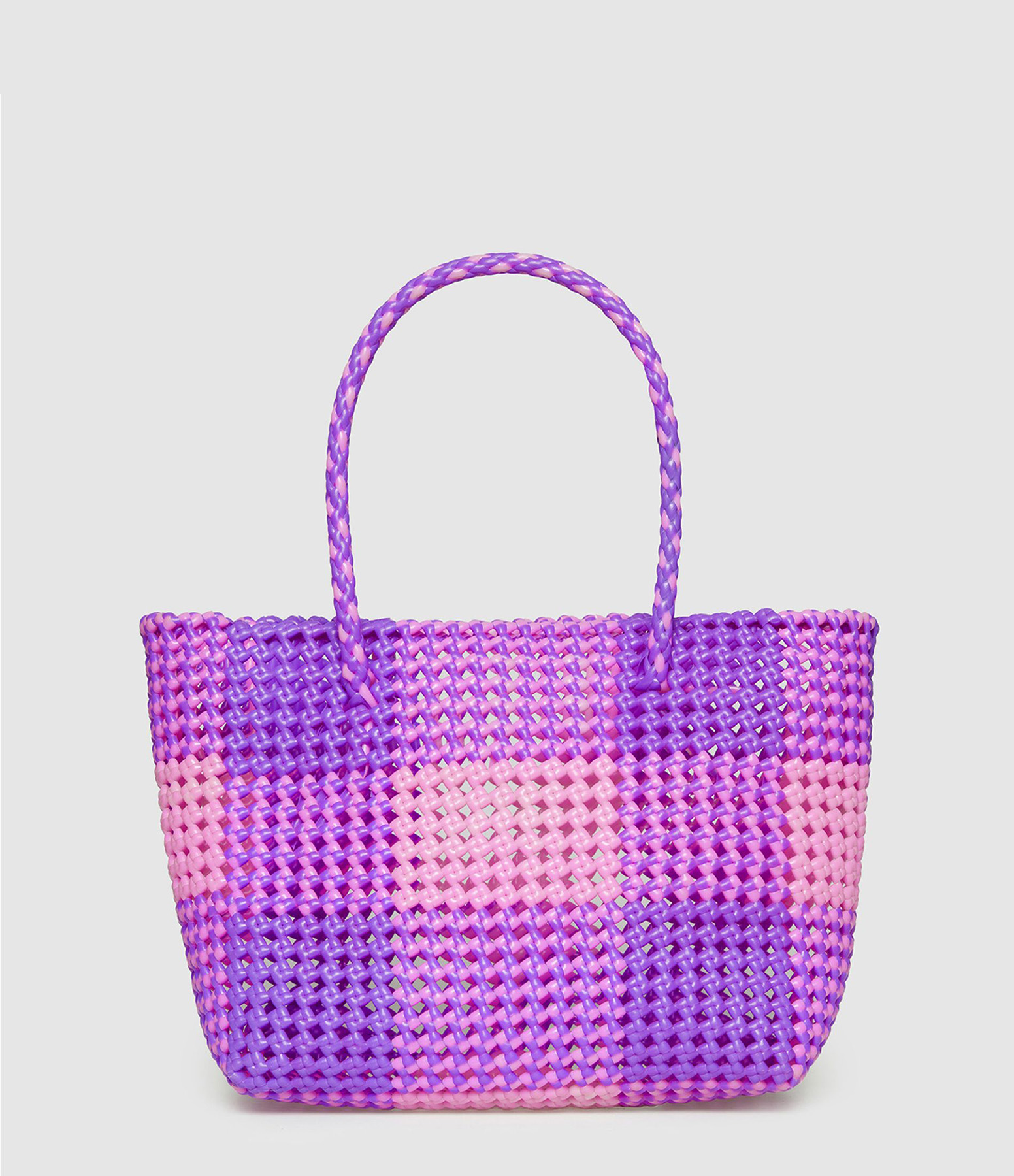 Sac Scoubidou M Rose Clair  Violet