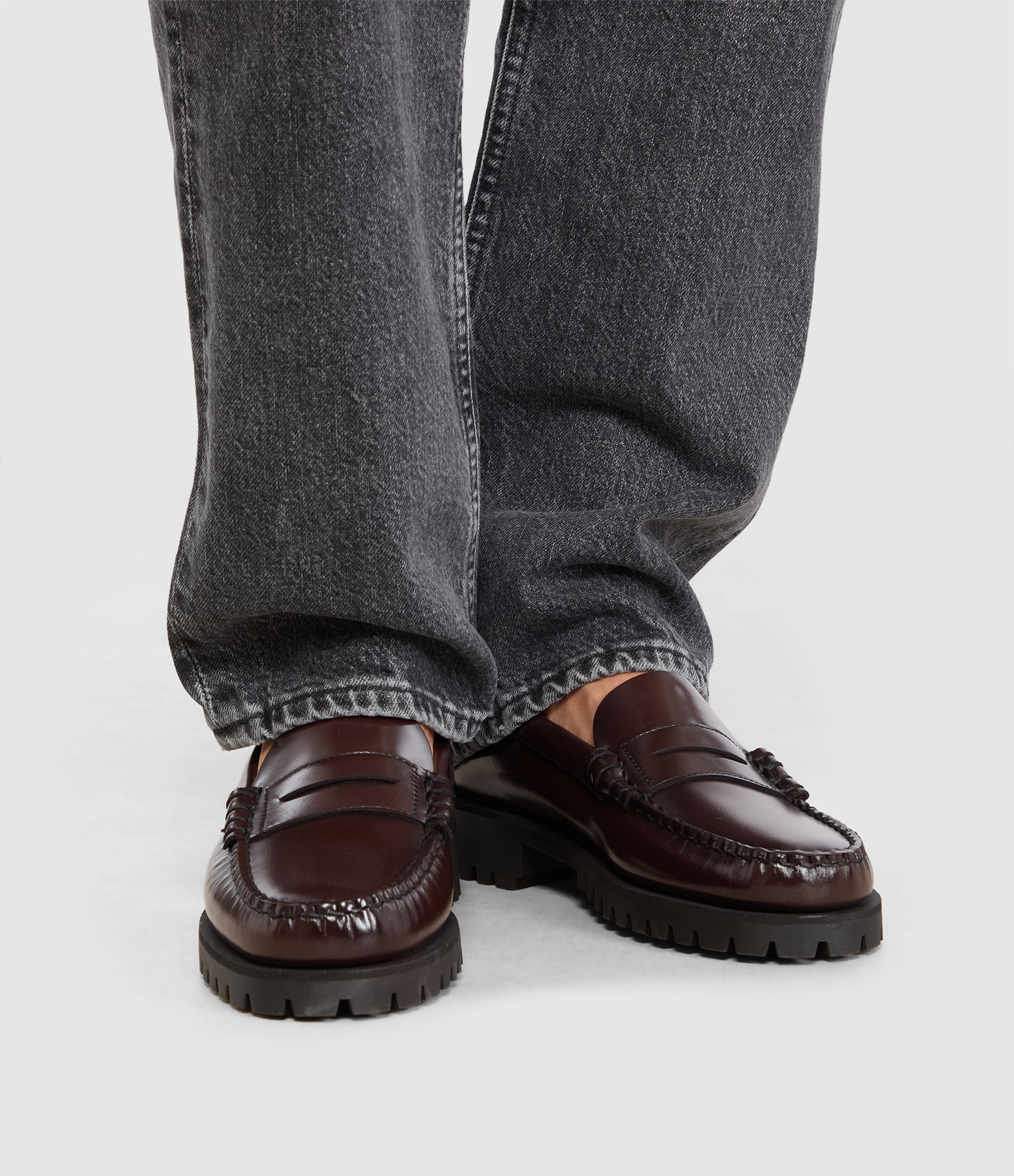 Mocassins Dan Lug Brown Burgundy