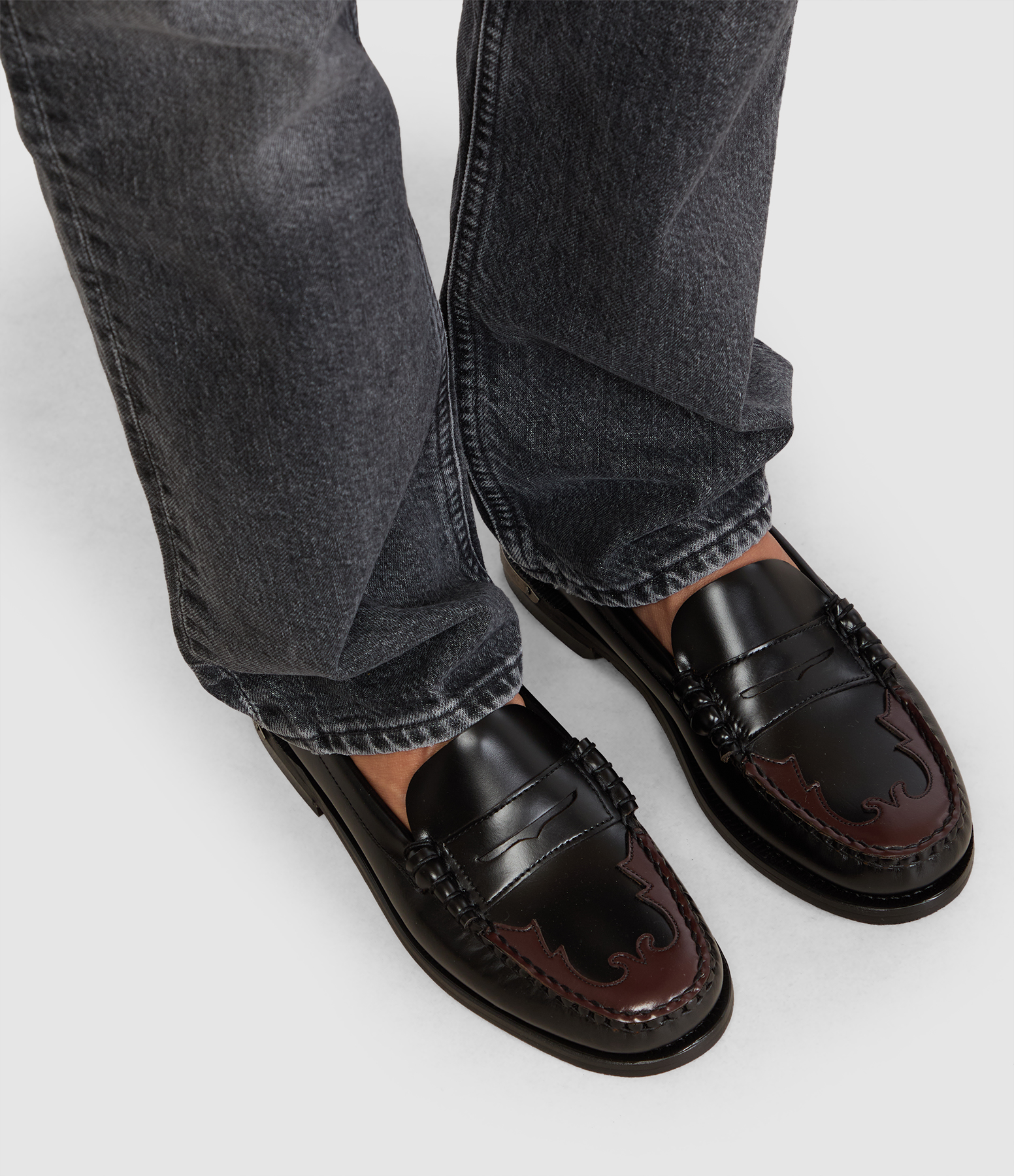 Mocassins Dan Scarabeo Black Burgundy