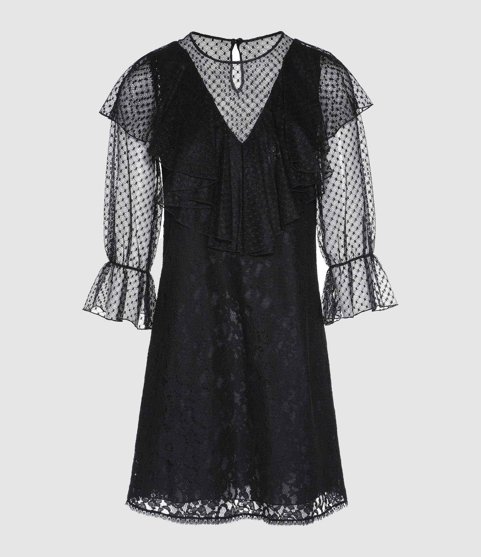 Robe Volants Tulle Noir
