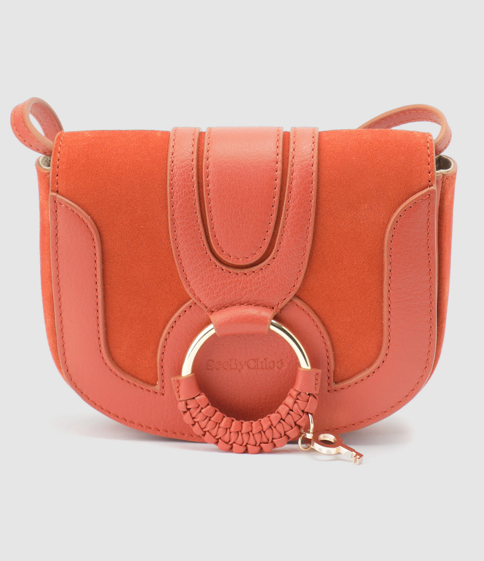 Sac Hana Mini Double Cuir Earthy Red