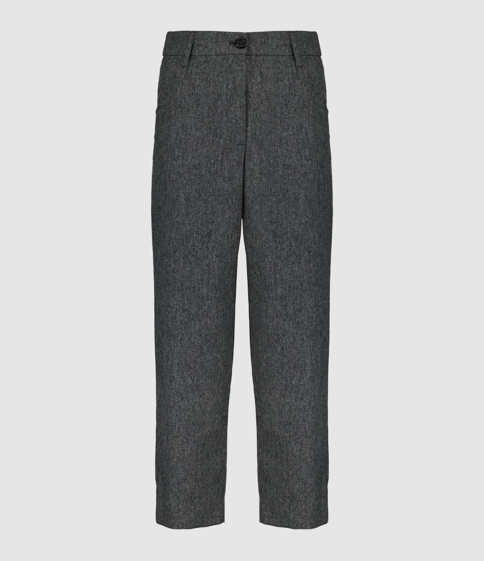 Pantalon Laine Gris