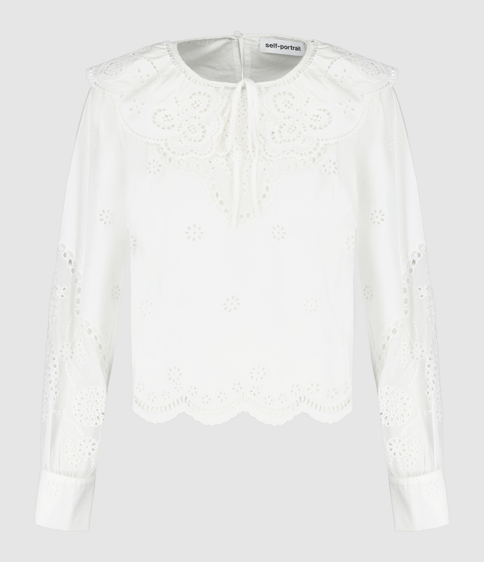 Blouse Broderie Anglaise Coton Blanc