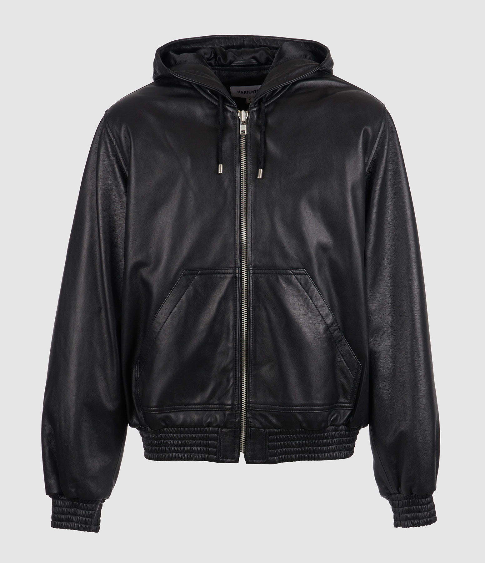 Veste Capuche Cuir Alya Black