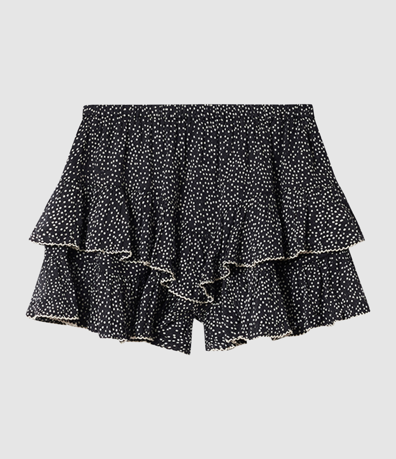 Short Jocadia Black Ecru