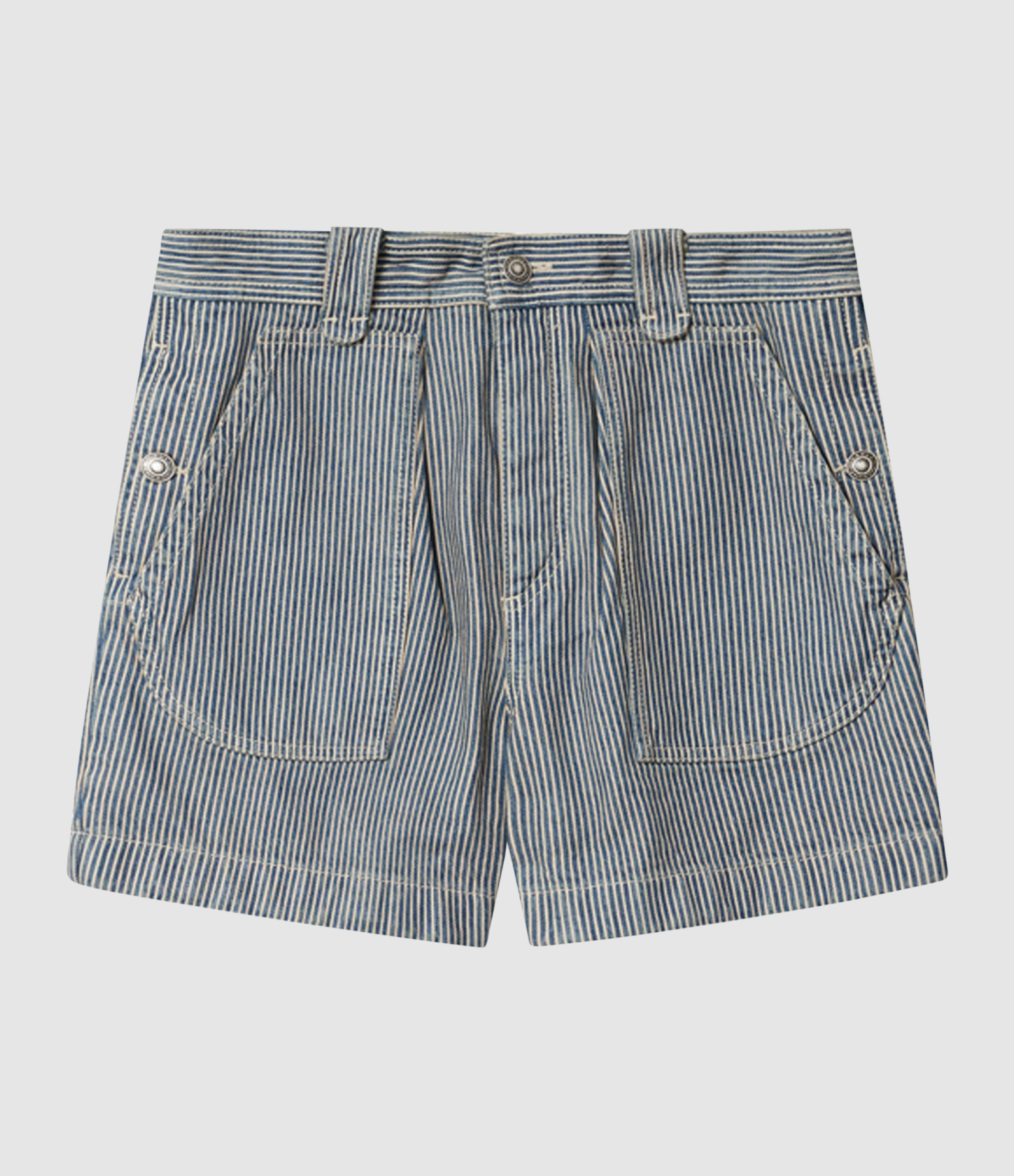 Short Eveja Blue White
