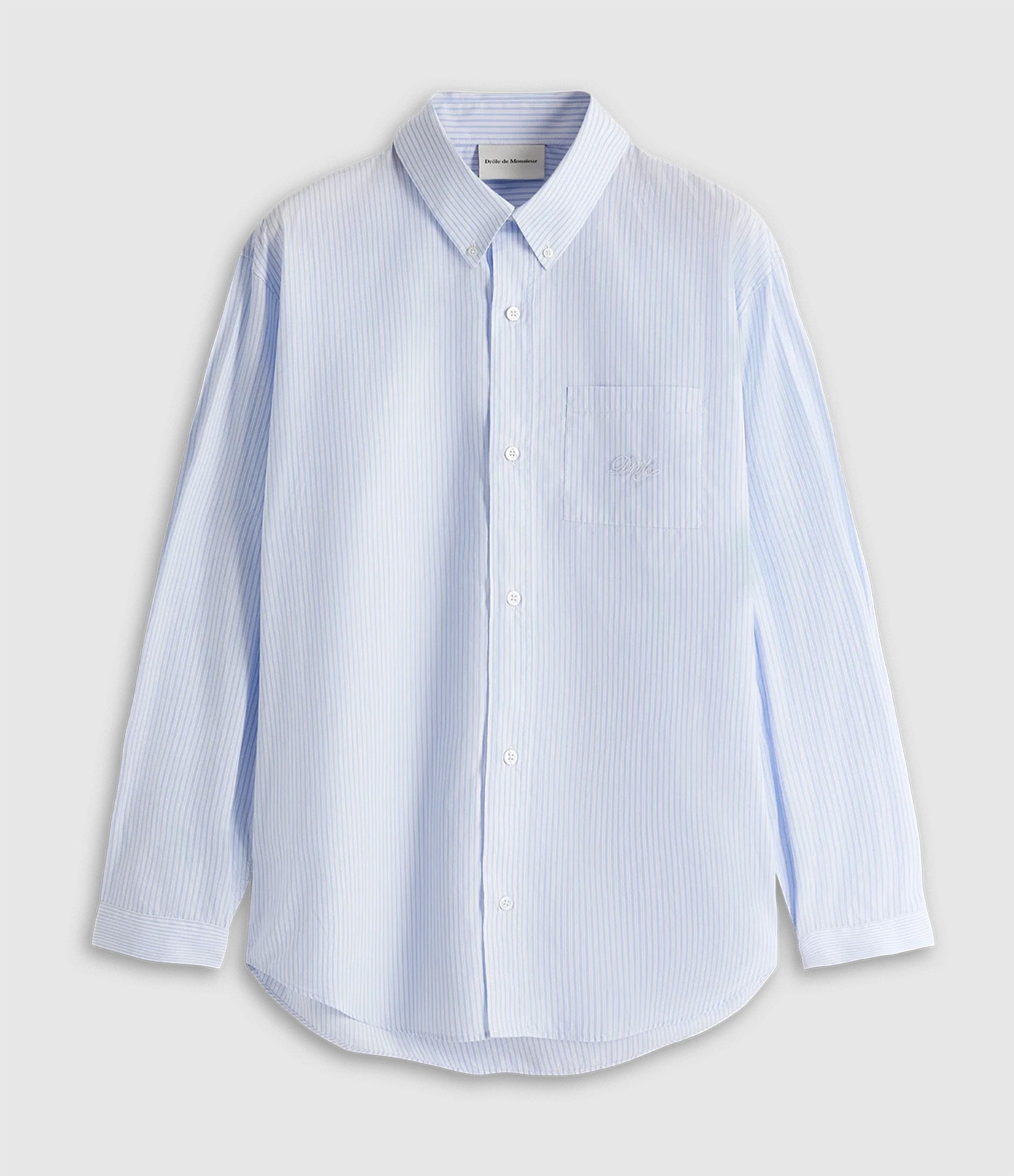 Chemise Rayée Light Blue