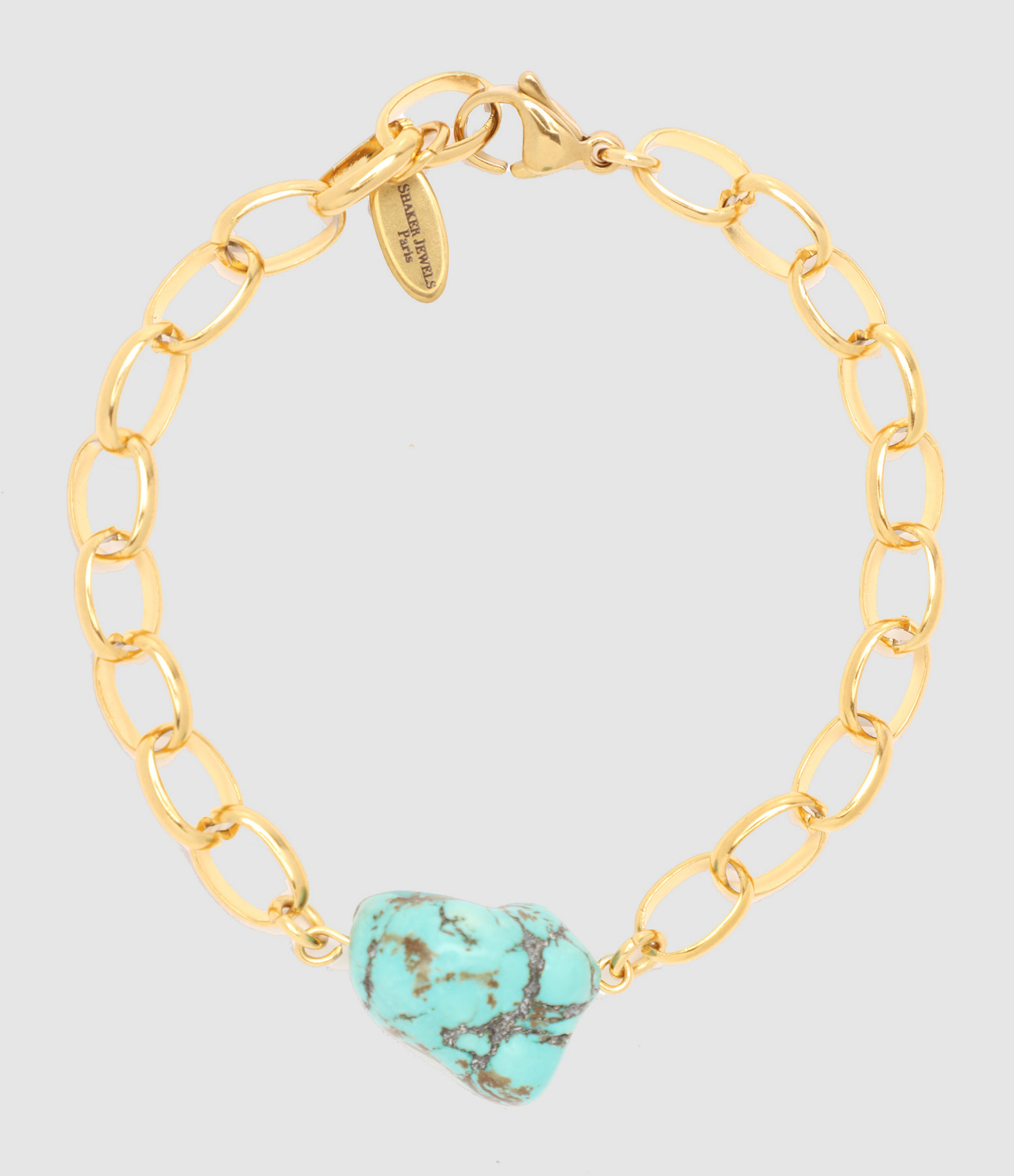 Bracelet Duna Turquoise Doré