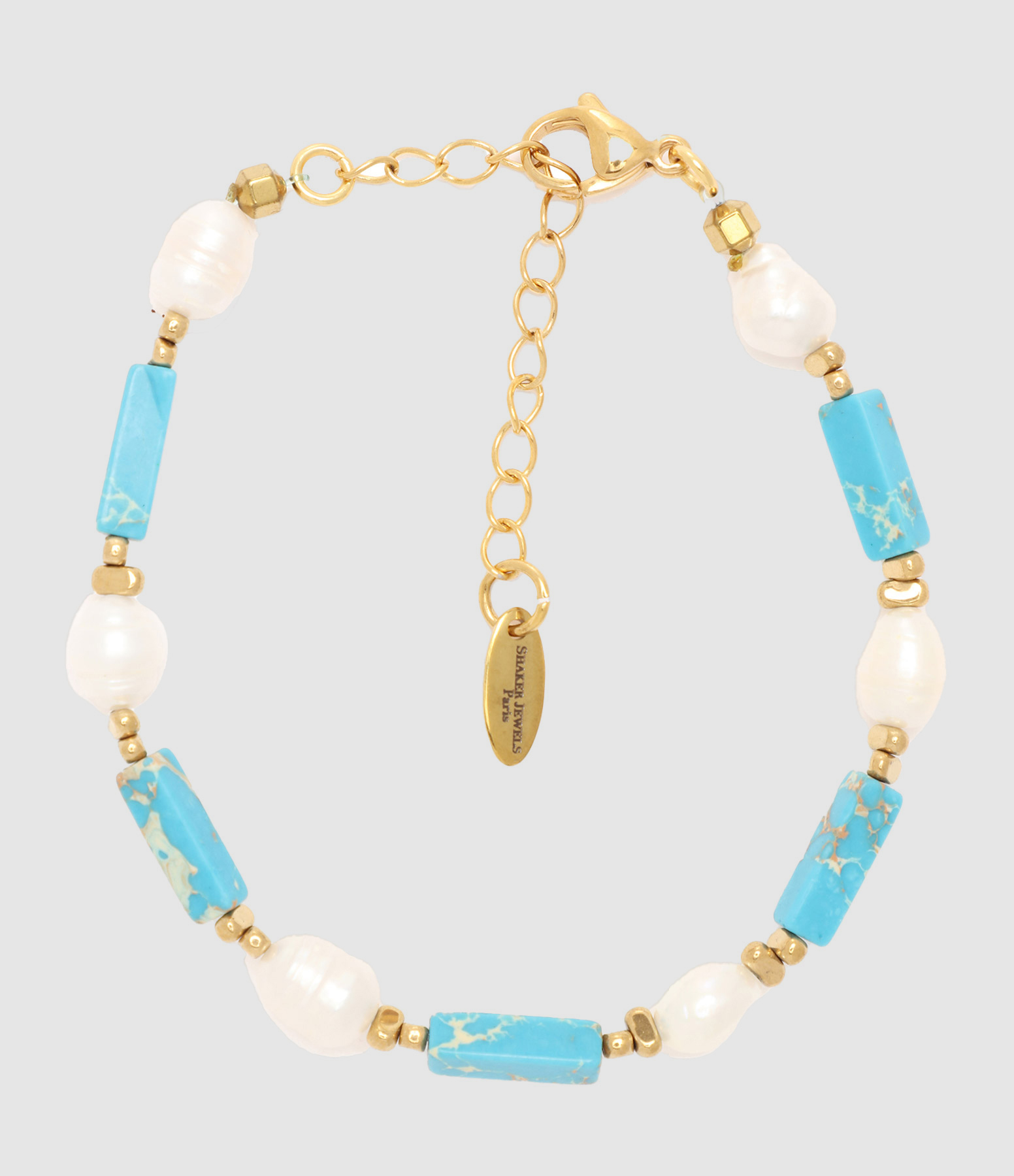 Bracelet Kami Turquoise Doré