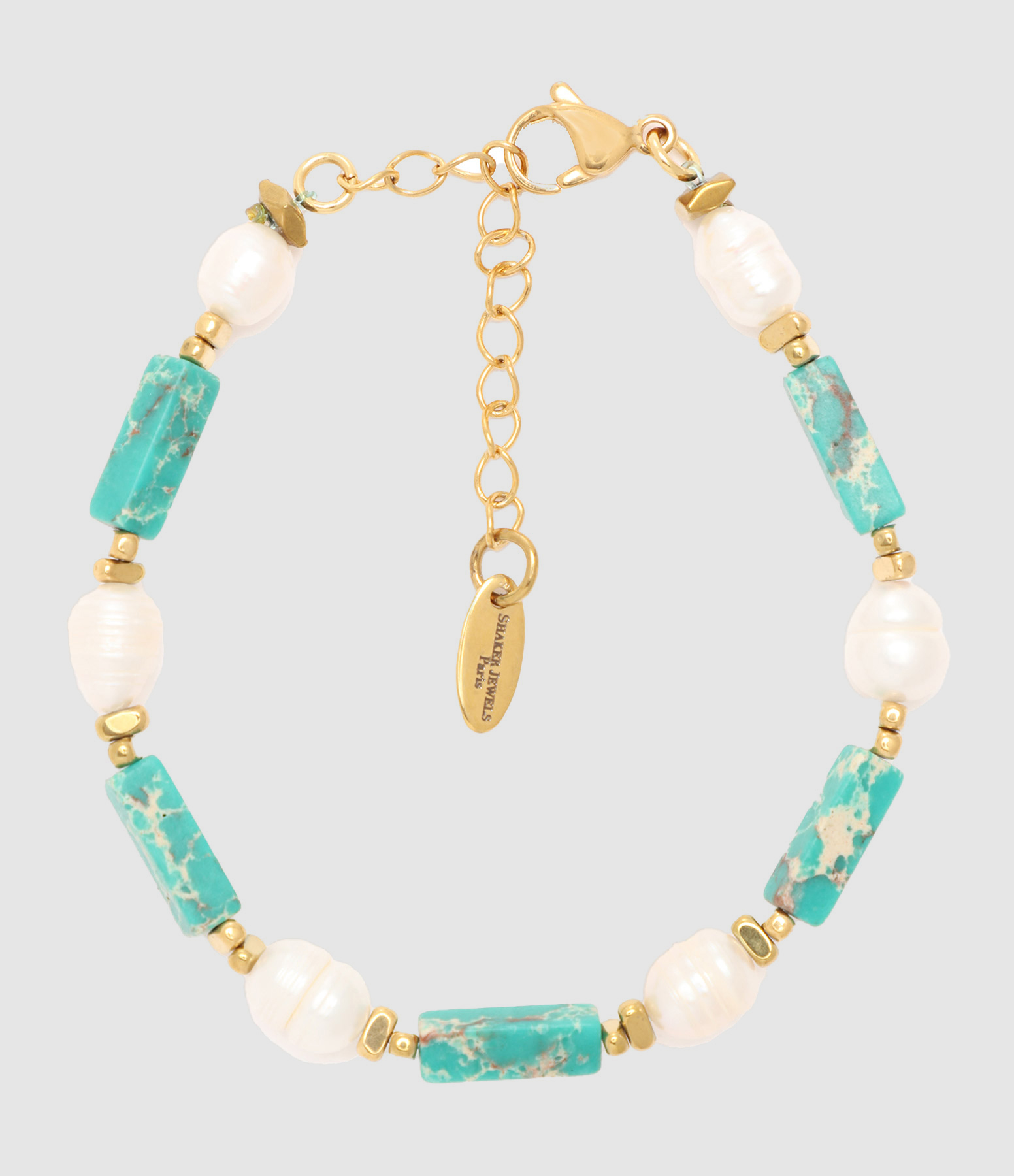 Bracelet Kami Vert Doré