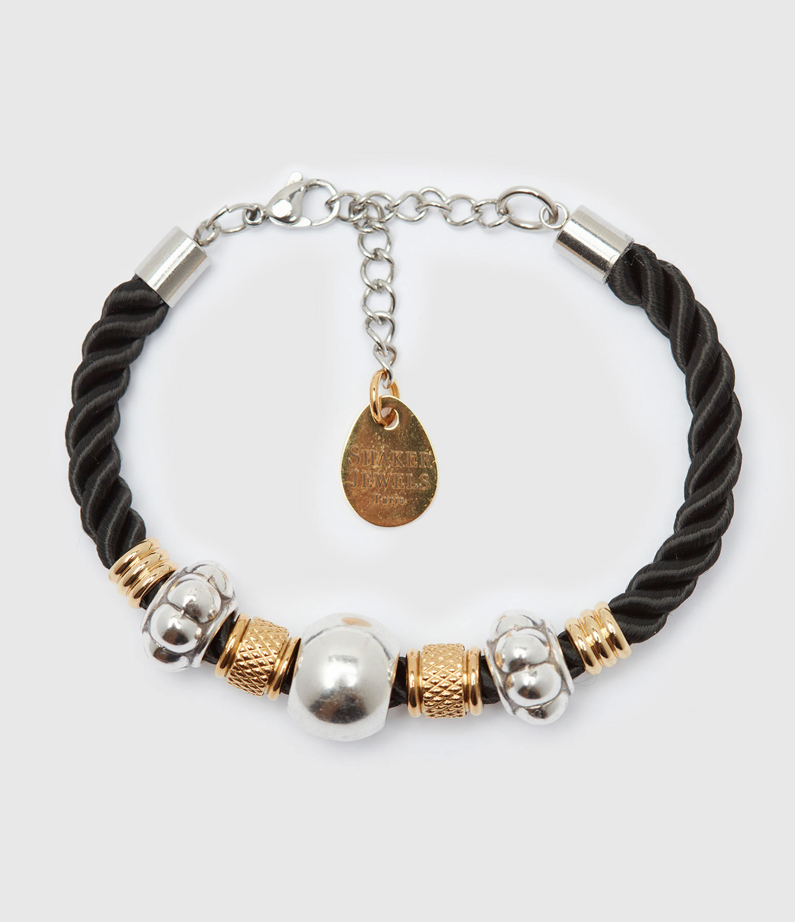 Bracelet Bronx Cordon Noir