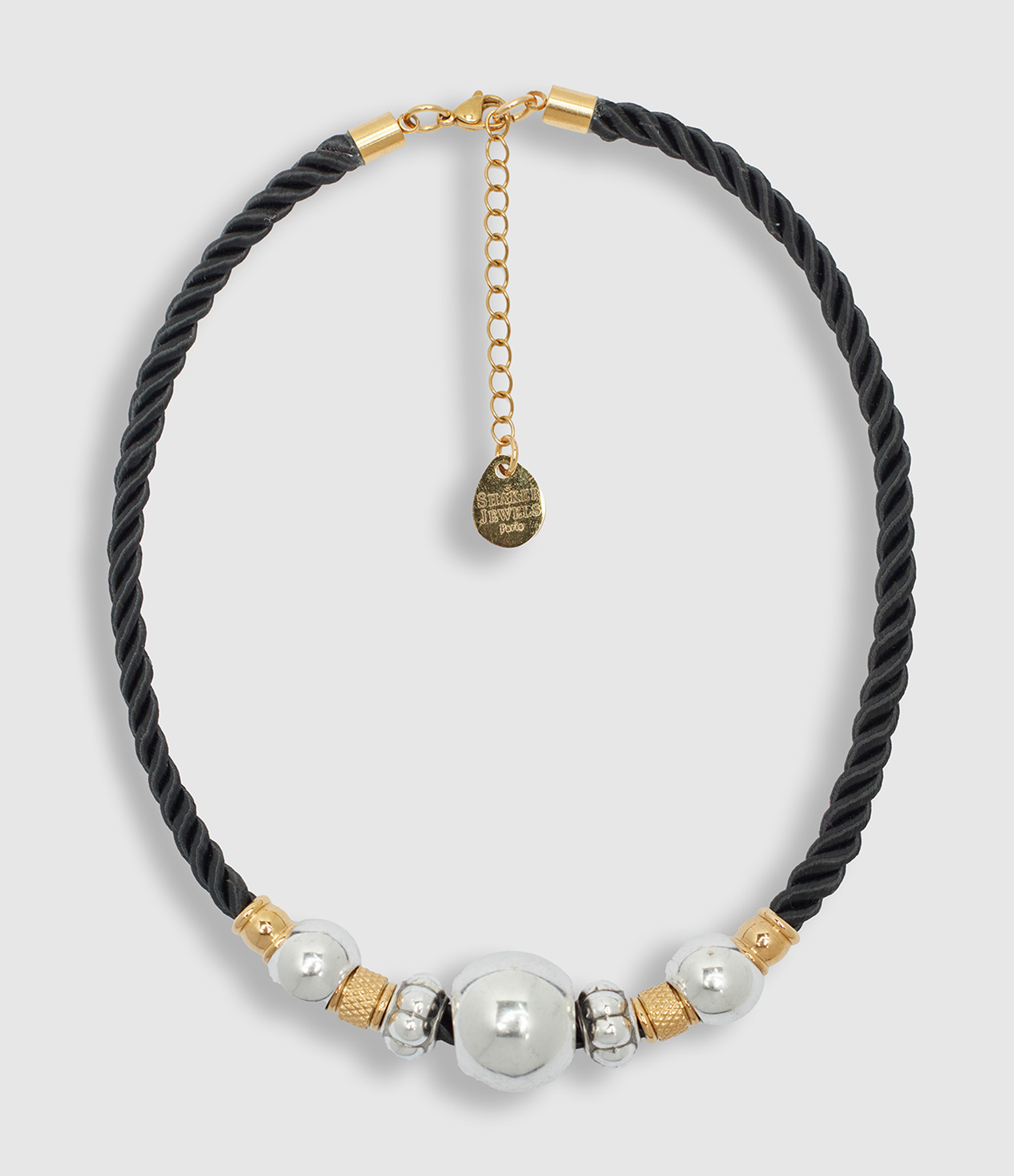 Collier Nia Cordon Noir