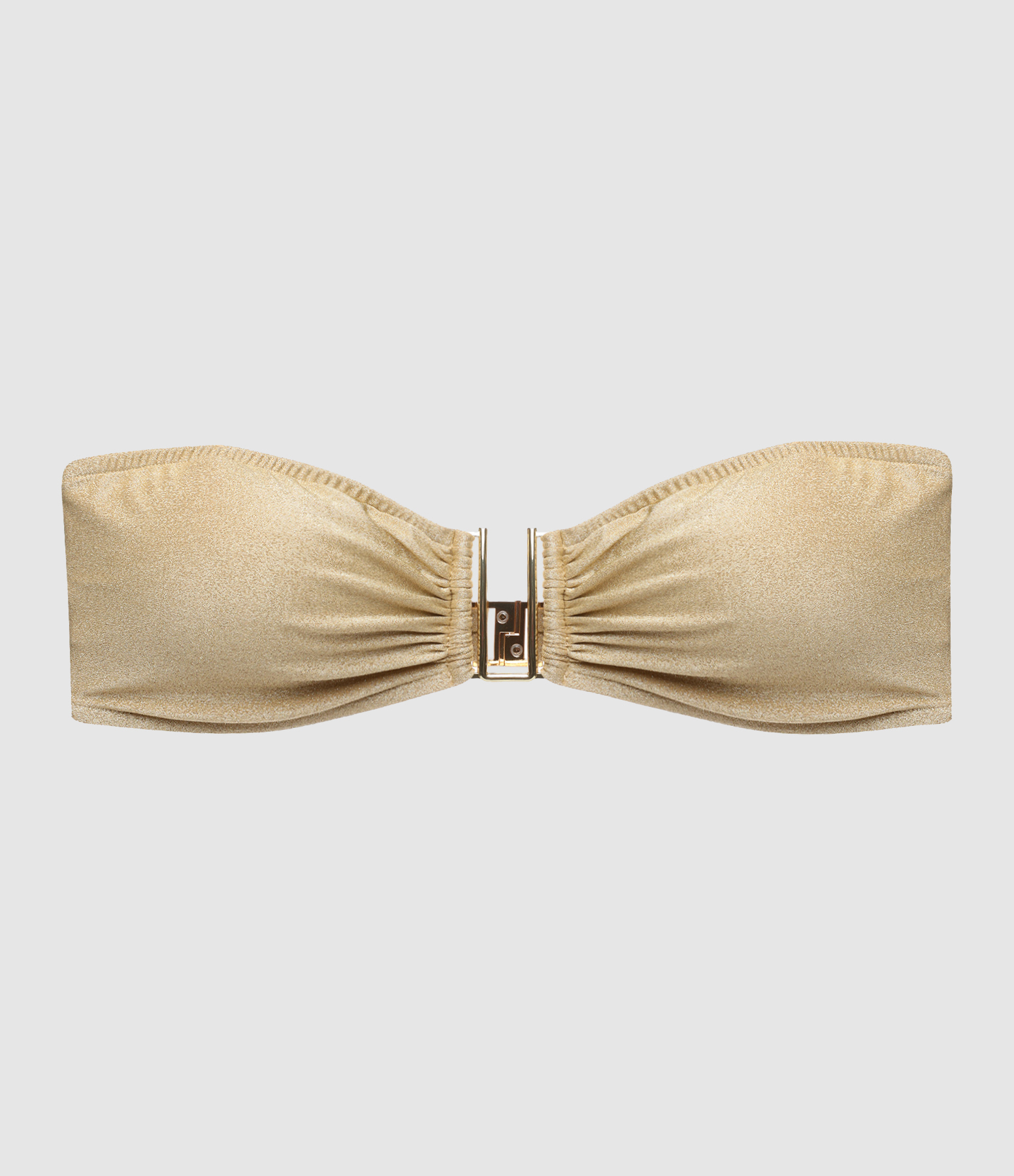 Haut de Maillot de Bain Shiraz Doré Lurex