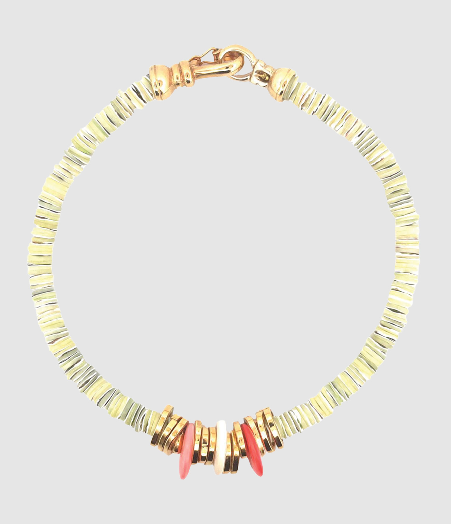 Collier Sicile Vert d'eau