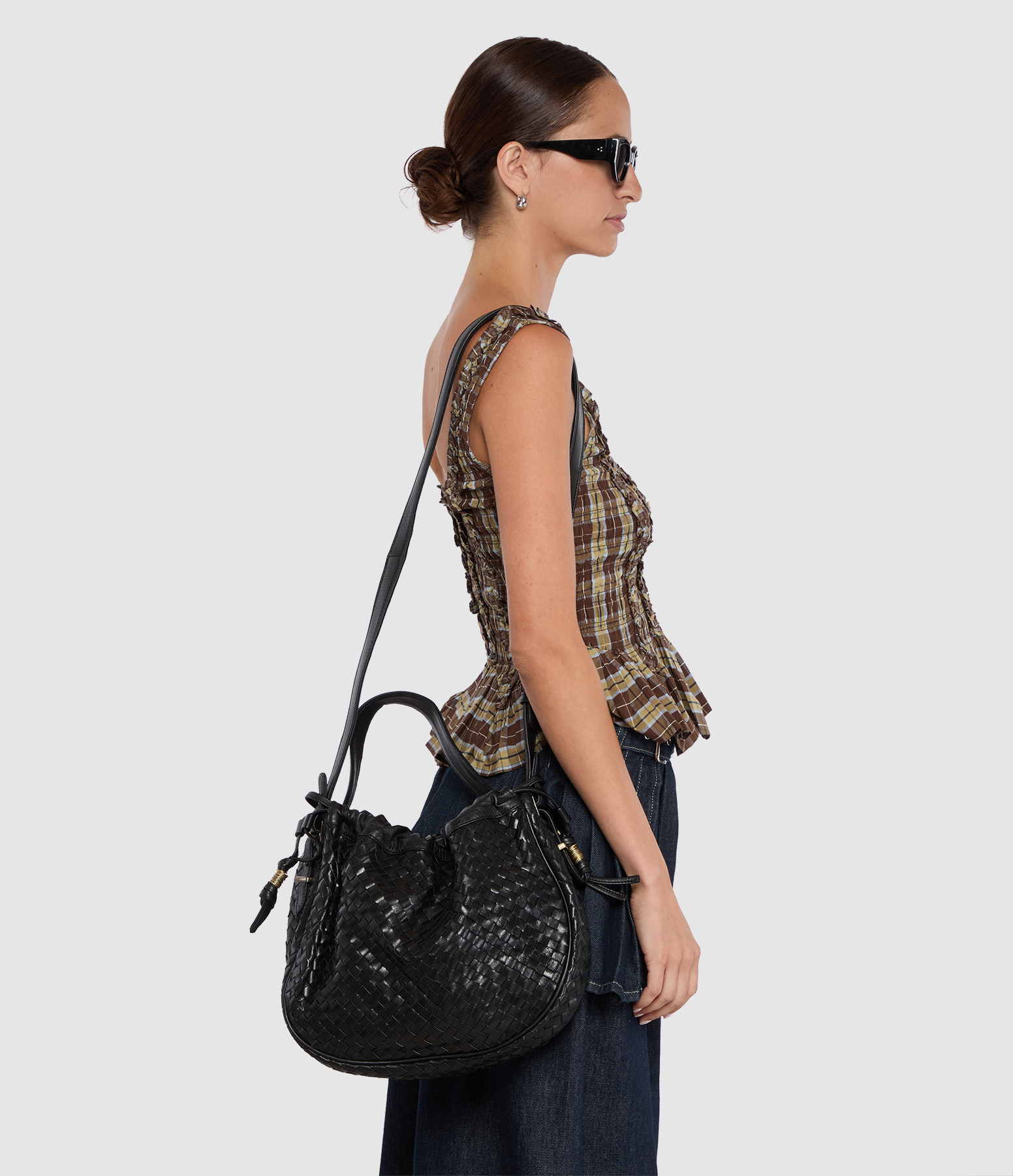 Sac Moon Cuir Black