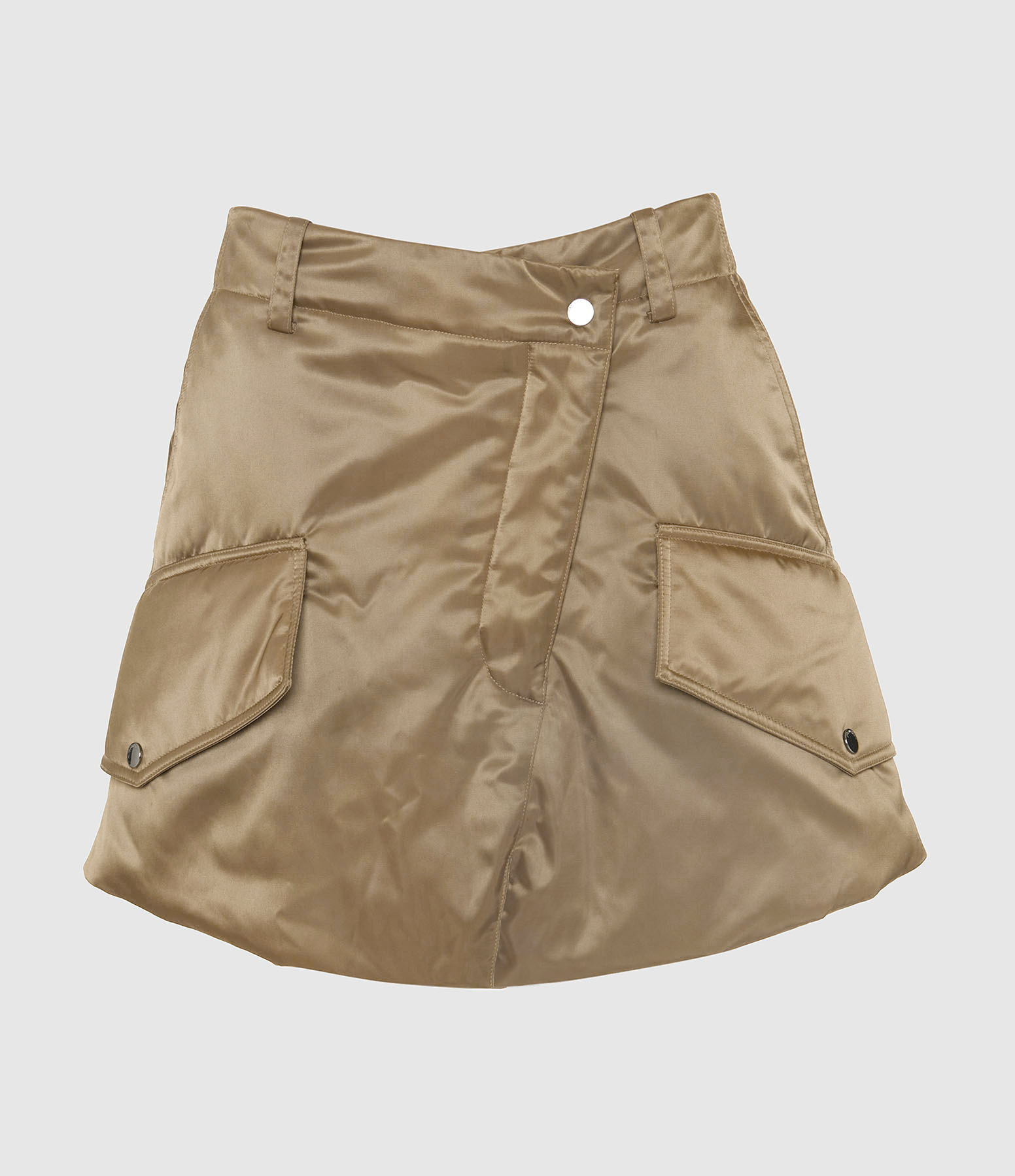 Jupe Courte Padded Cargo Beige