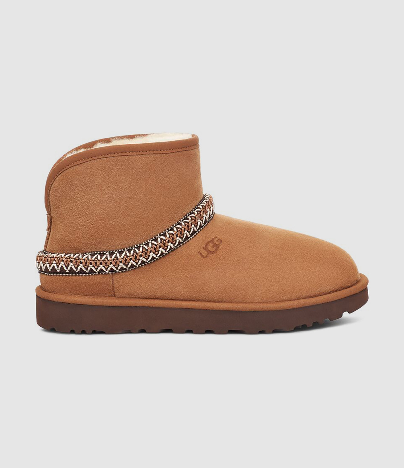 Bottines Classic Mini Crescent Chestnut