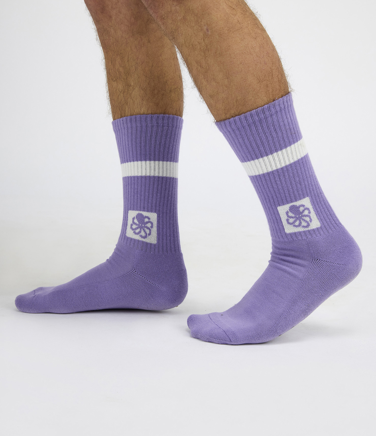 Chaussettes Colorblock Mauve Mist