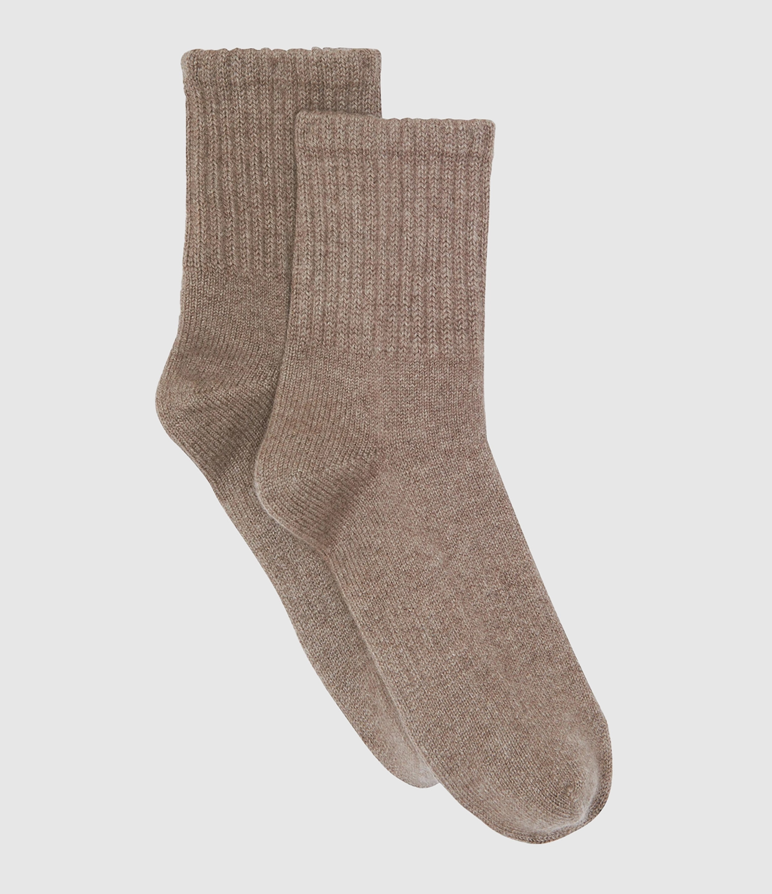 Chaussettes Cachemire Taupe