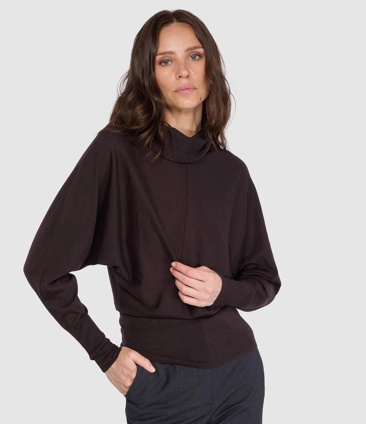Pull Lindsay Chocolat