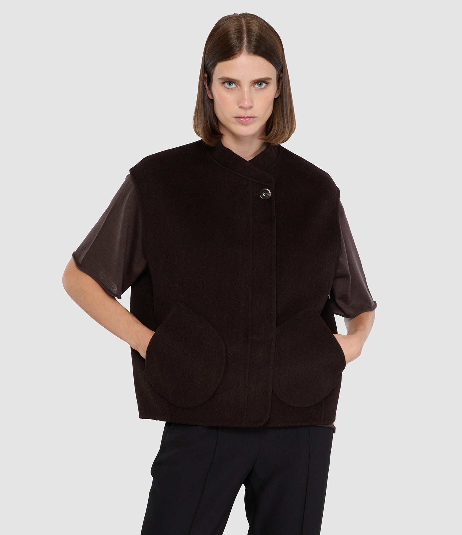 Blouson Adeline Marron Fonce
