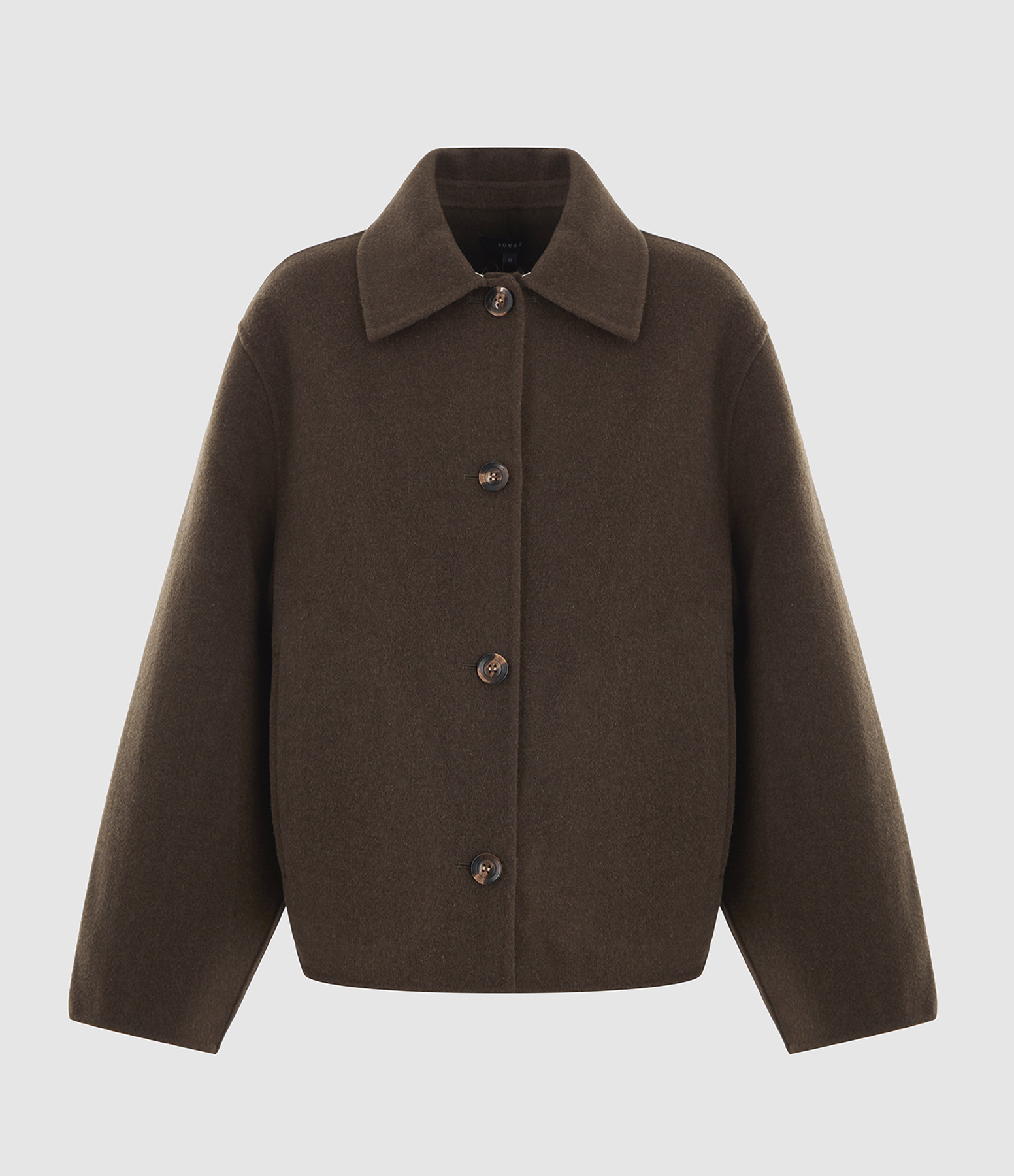 Manteau Gyoda Kaki Brun