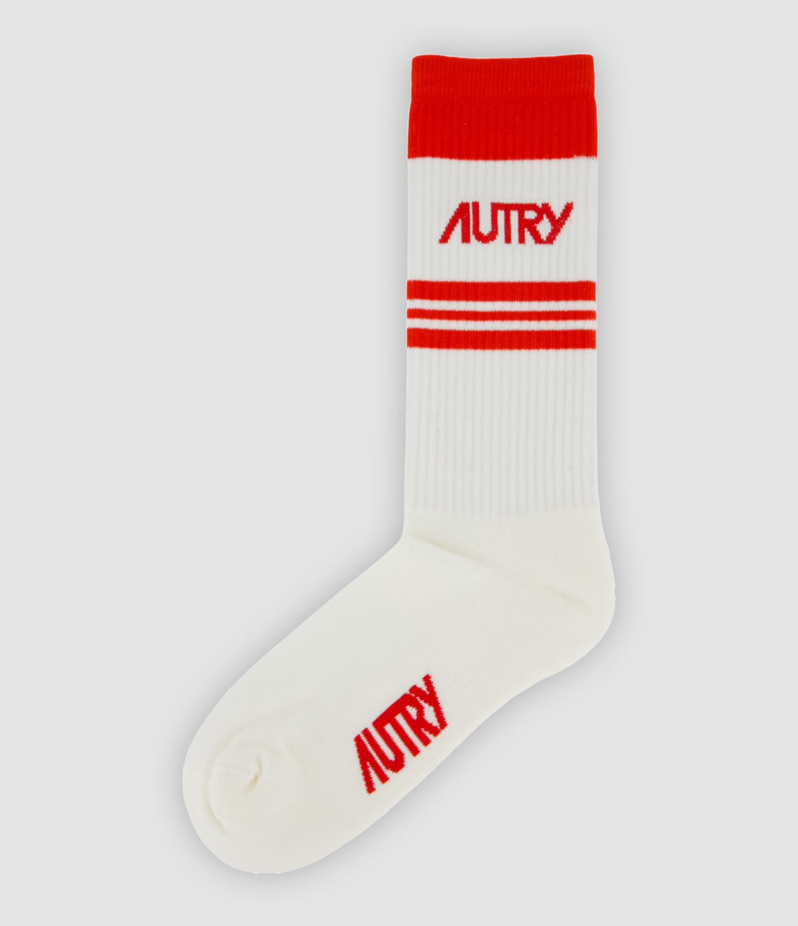 Chaussettes Stripes Wh/Red