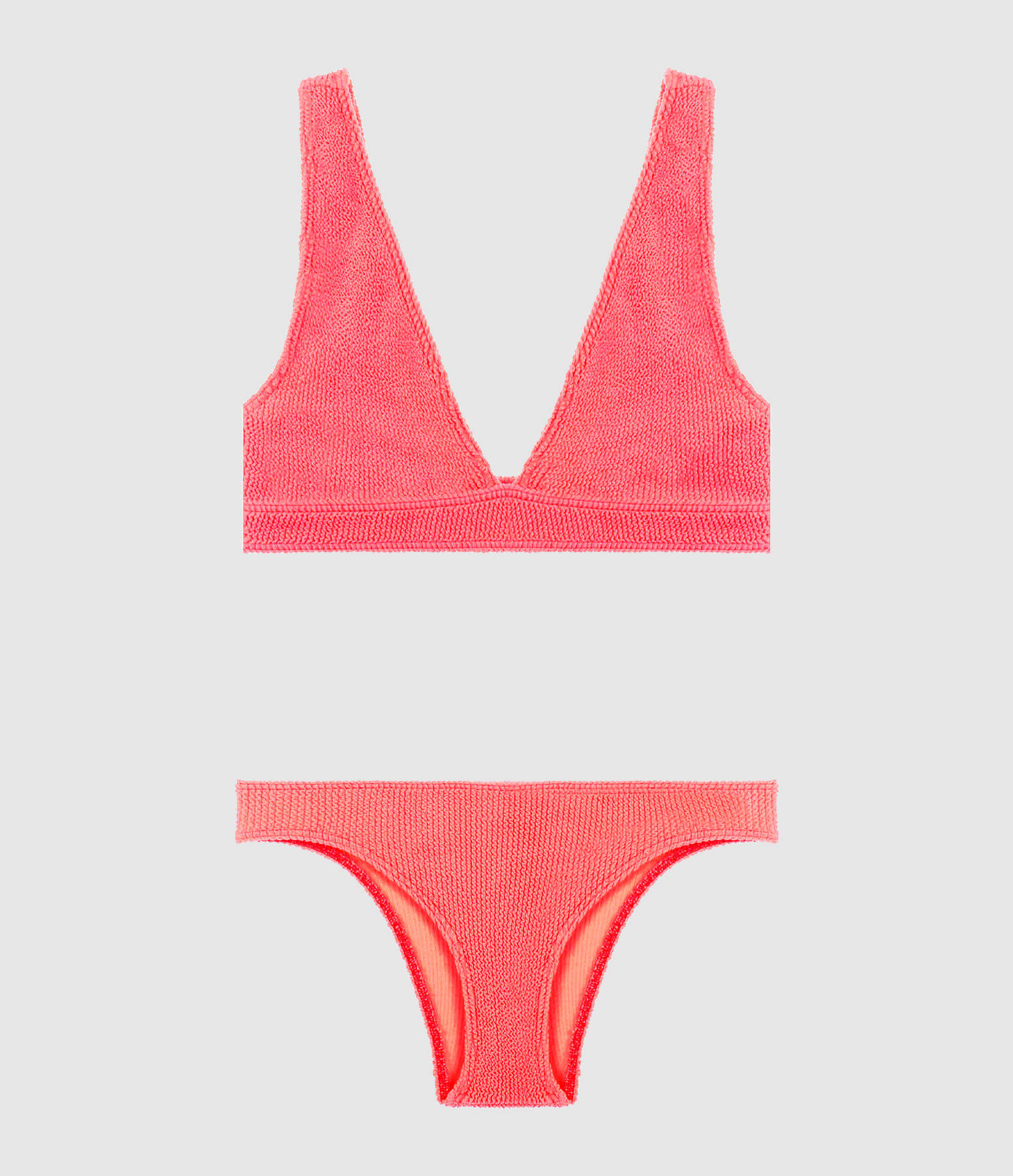 Maillot de Bain Bikini Aqua Fraise Fluo